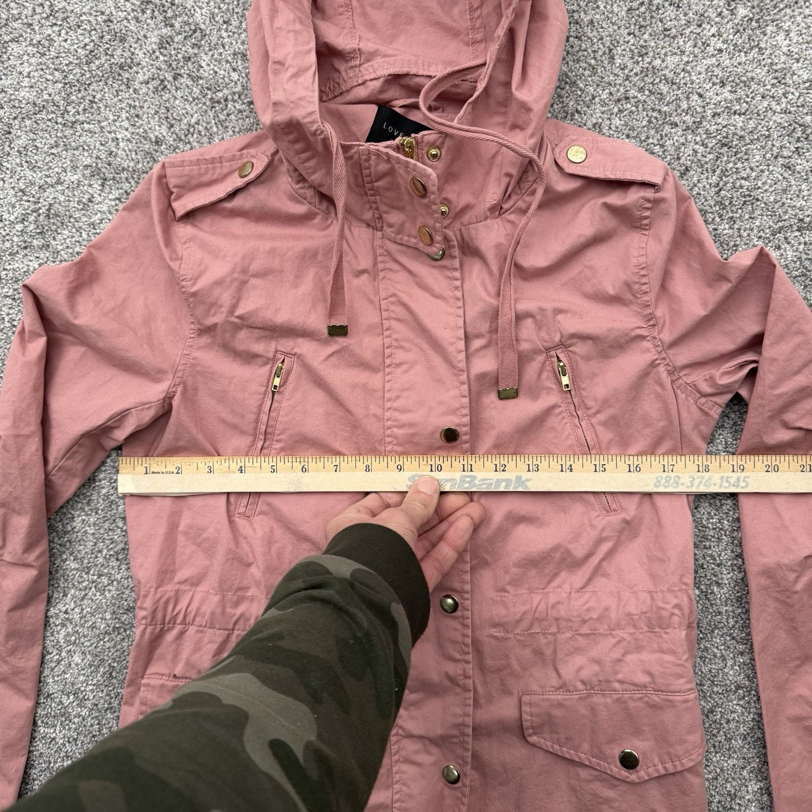 Other Love Tree Utility Jacket Womens Medium Gorpcore Hoodie Cargo Size M / US 6-8 / IT 42-44 - 3 Thumbnail