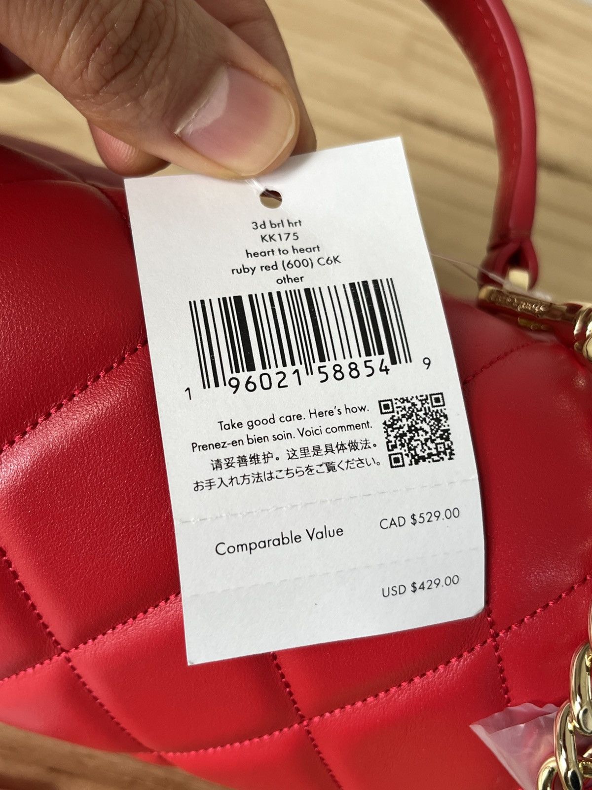 Kate Spade Kate Spade Heart Barrel Quilted Crossbody Size ONE SIZE - 7 Thumbnail