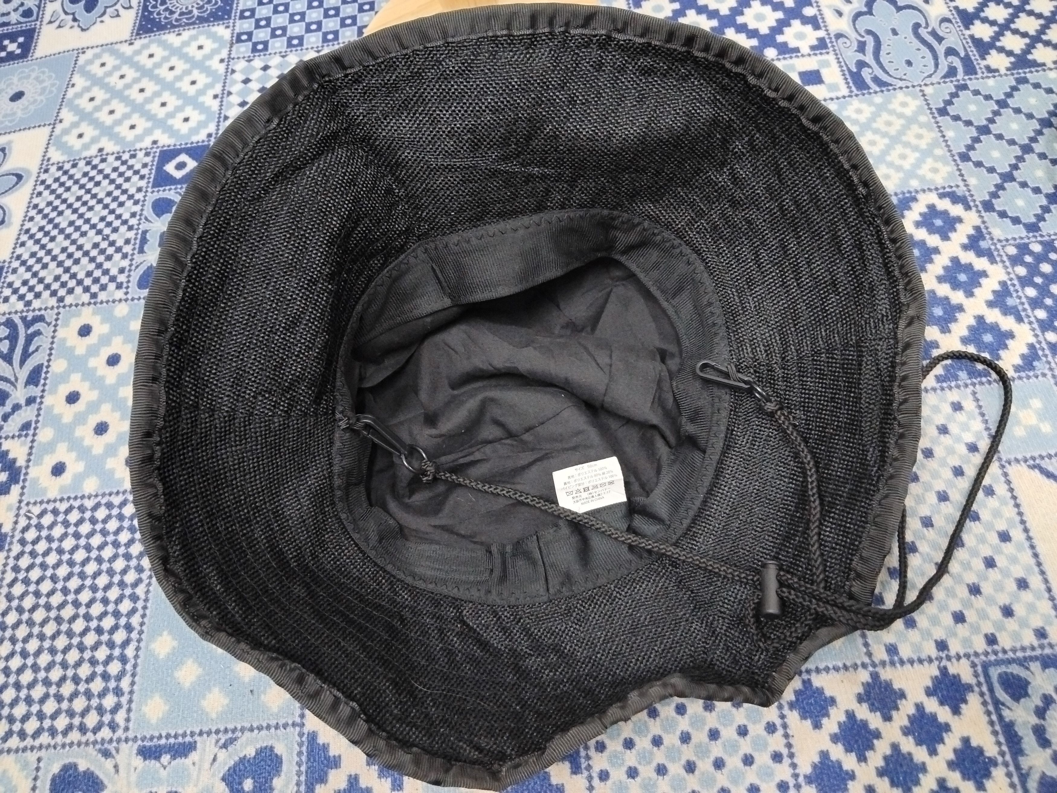 Japanese Brand Black colour Japanese style streetwear hat Size 38 - 2 Thumbnail