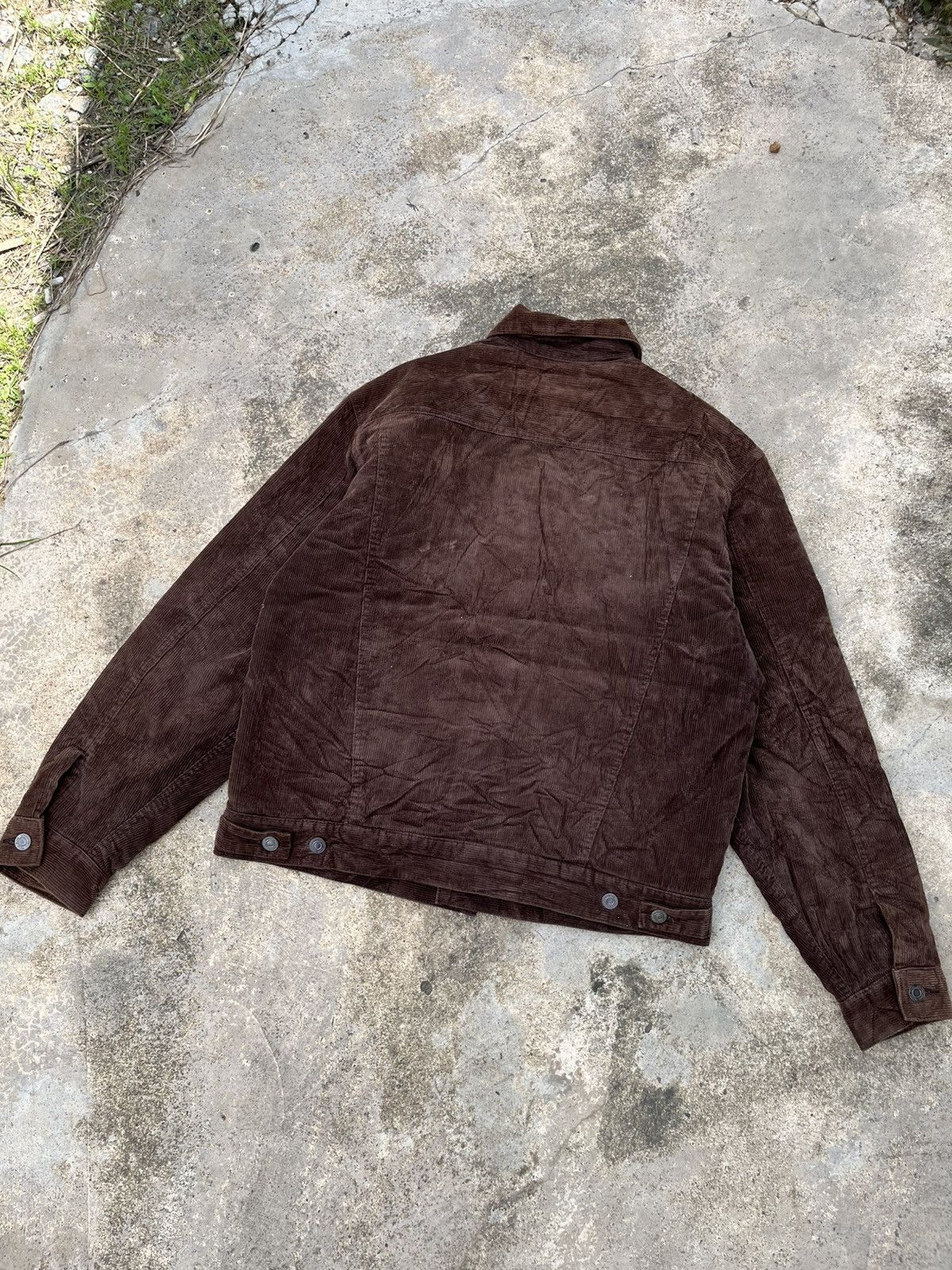 Japanese Brand × Uniqlo × Vintage ⚡️STEALS⚡️Vintage Uniqlo Courdroy Denime Jacket Size US L / EU 52-54 / 3 - 2 Thumbnail