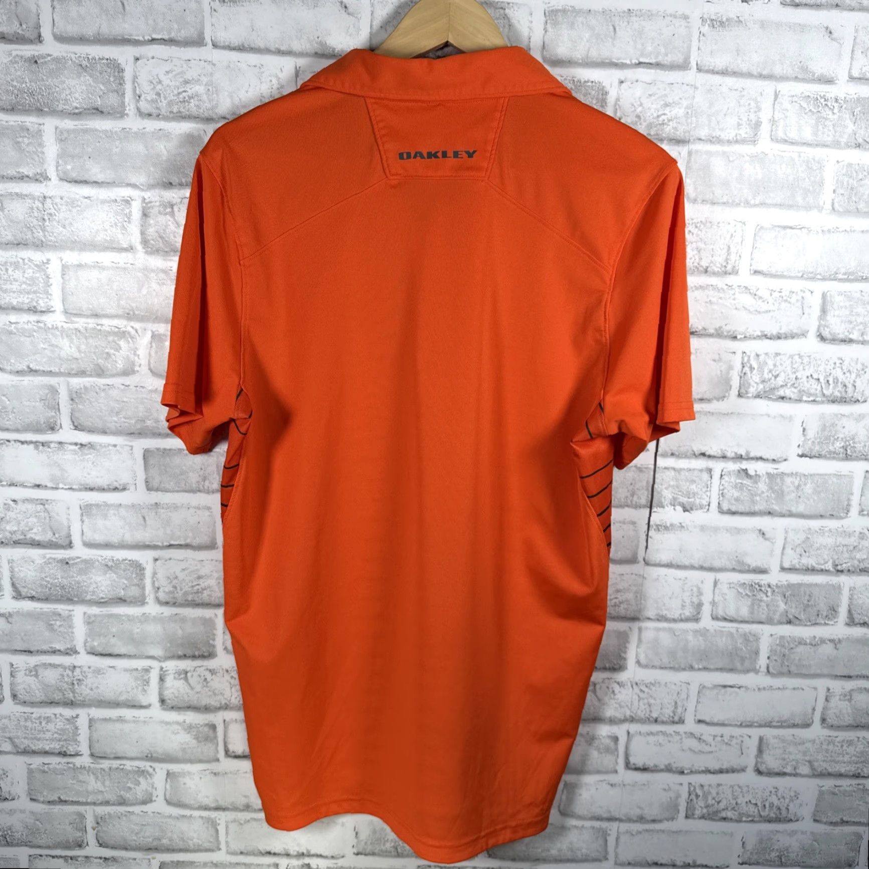 Oakley Oakley Polo Shirt Mens Size M Regular Orange Polo Shirt Size US M / EU 48-50 / 2 - 4 Thumbnail