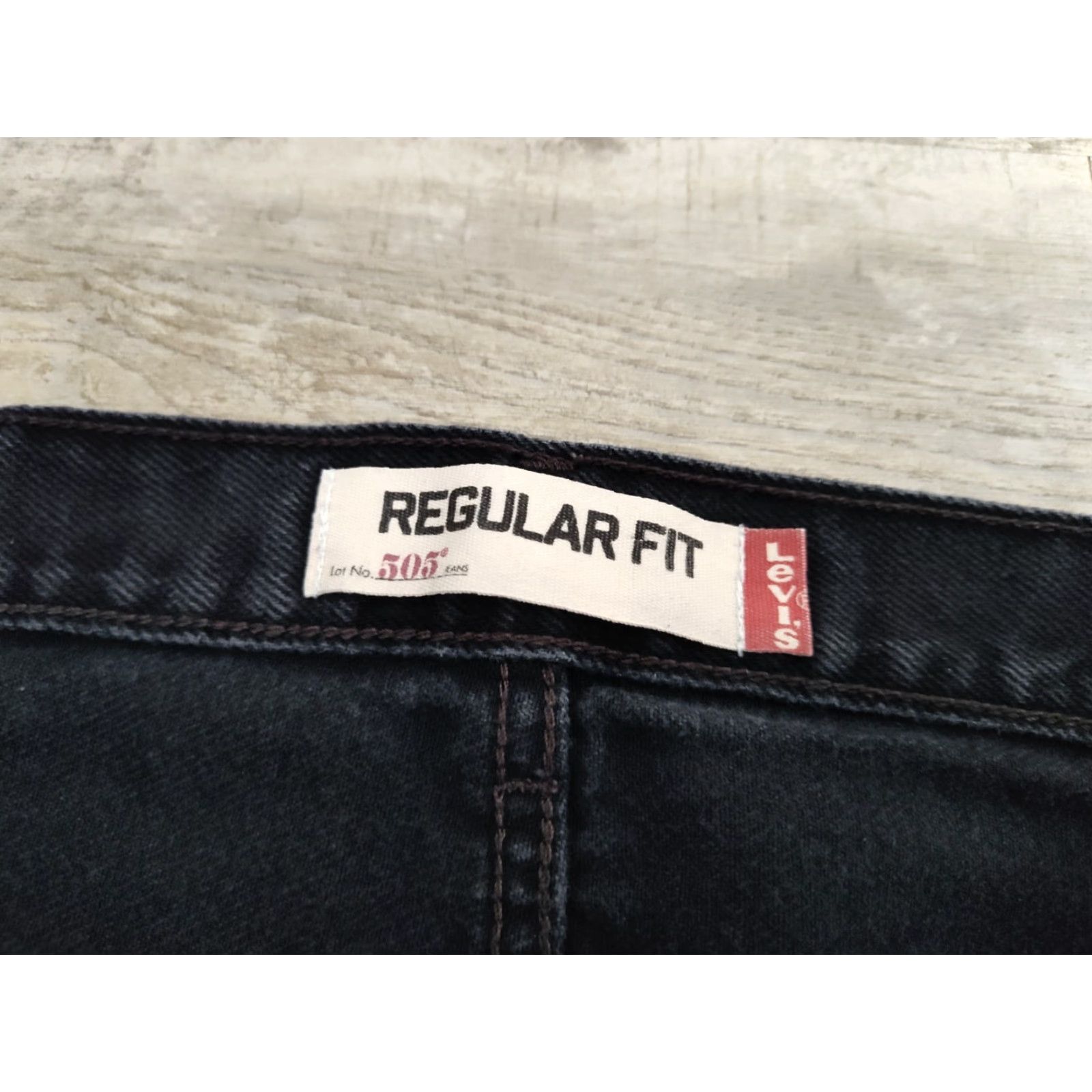 Levi's Vintage Levi's 505 Jeans Men 38x30 Black Denim Straight Baggy Y2K 90s Grunge Made in Mexico Size US 38 / EU 54 - 7 Thumbnail