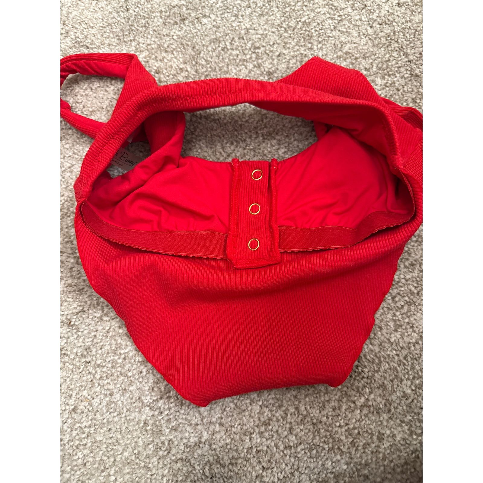 REVOLVE Beach Bunny Red Tide Knot Snap Buttons Bralette Bikini Top,S Size S / US 4 / IT 40 - 13 Thumbnail