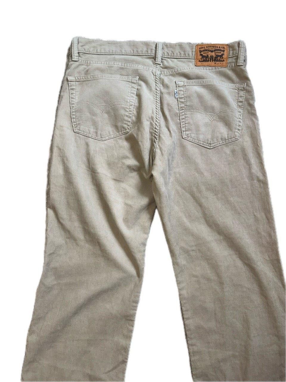 Levi's Levi’s 751 Corduroy Pants W34 L34 Beige Vintage Size US 34 / EU 50 - 1 Thumbnail