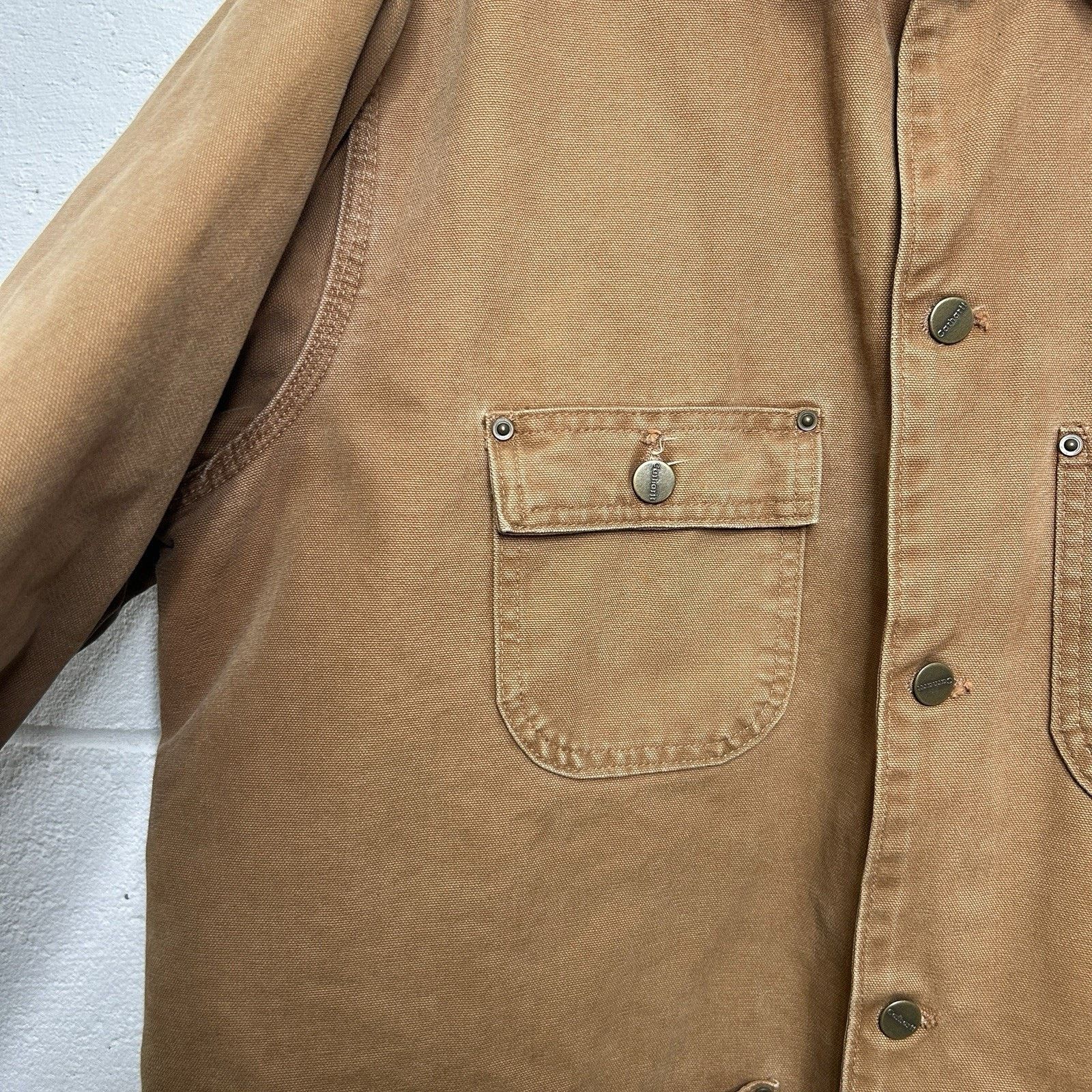 Carhartt Vintage Carhartt Blanket-Lined Chore Coat “Brown” C02 BRN Size US L / EU 52-54 / 3 - 4 Thumbnail