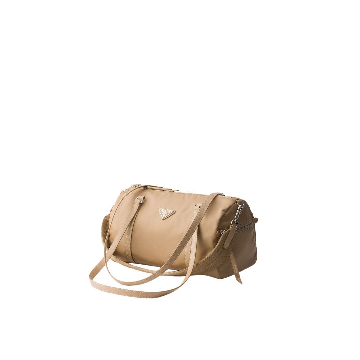 Prada PRADA $2500 Camel Large Re-Nylon and Saffiano leather duffel Size ONE SIZE - 2 Thumbnail