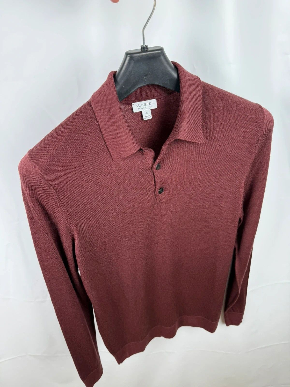 Sunspel Sunspel England 1860 Merino Wool Pullover Collared size S Size US S / EU 44-46 / 1 - 6 Thumbnail