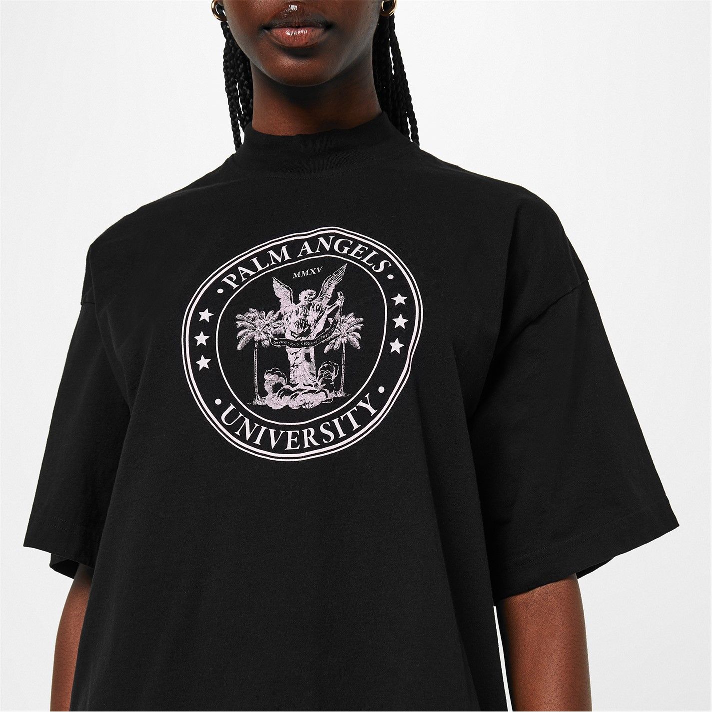 Palm Angels o1g2r1mq0325 T-Shirt in Black Size XXS / US 00 / IT 34 - 4 Thumbnail