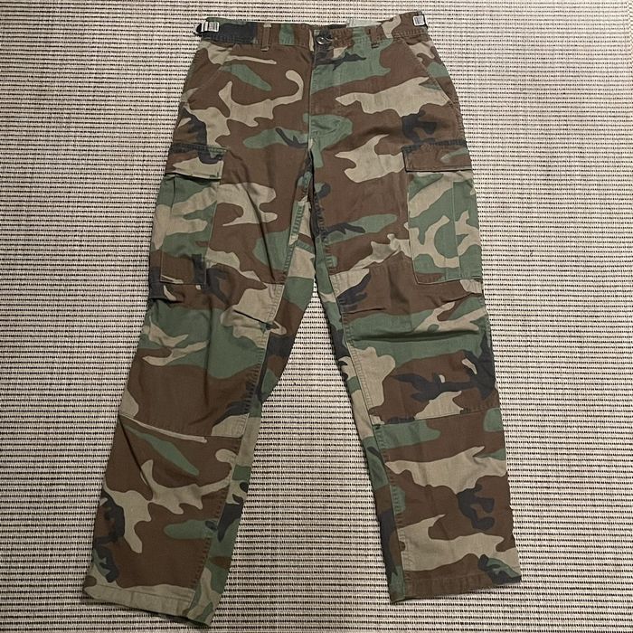 Vintage Faded Woodland Camo Cargos | Grailed