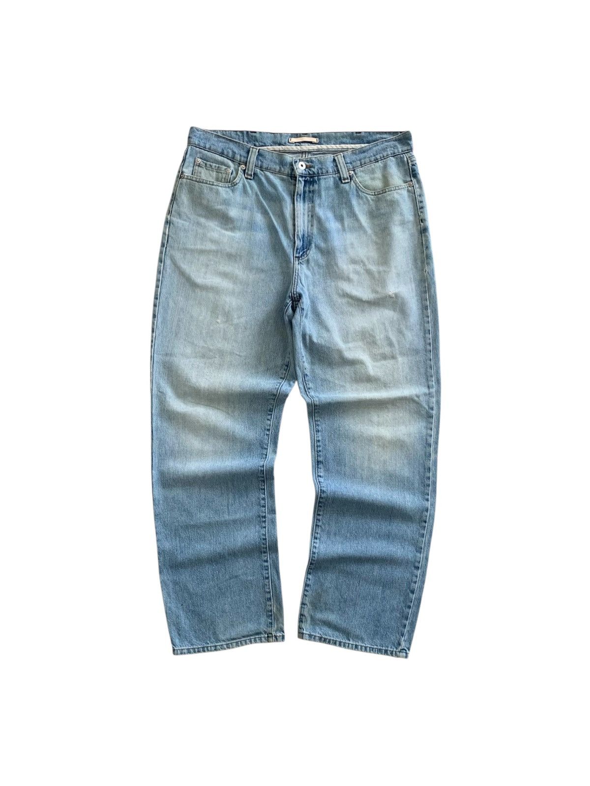 L.L. Bean Vintage LL Bean Natural fit Distressed Faded Jeans Size US 36 / EU 52 - 7 Thumbnail