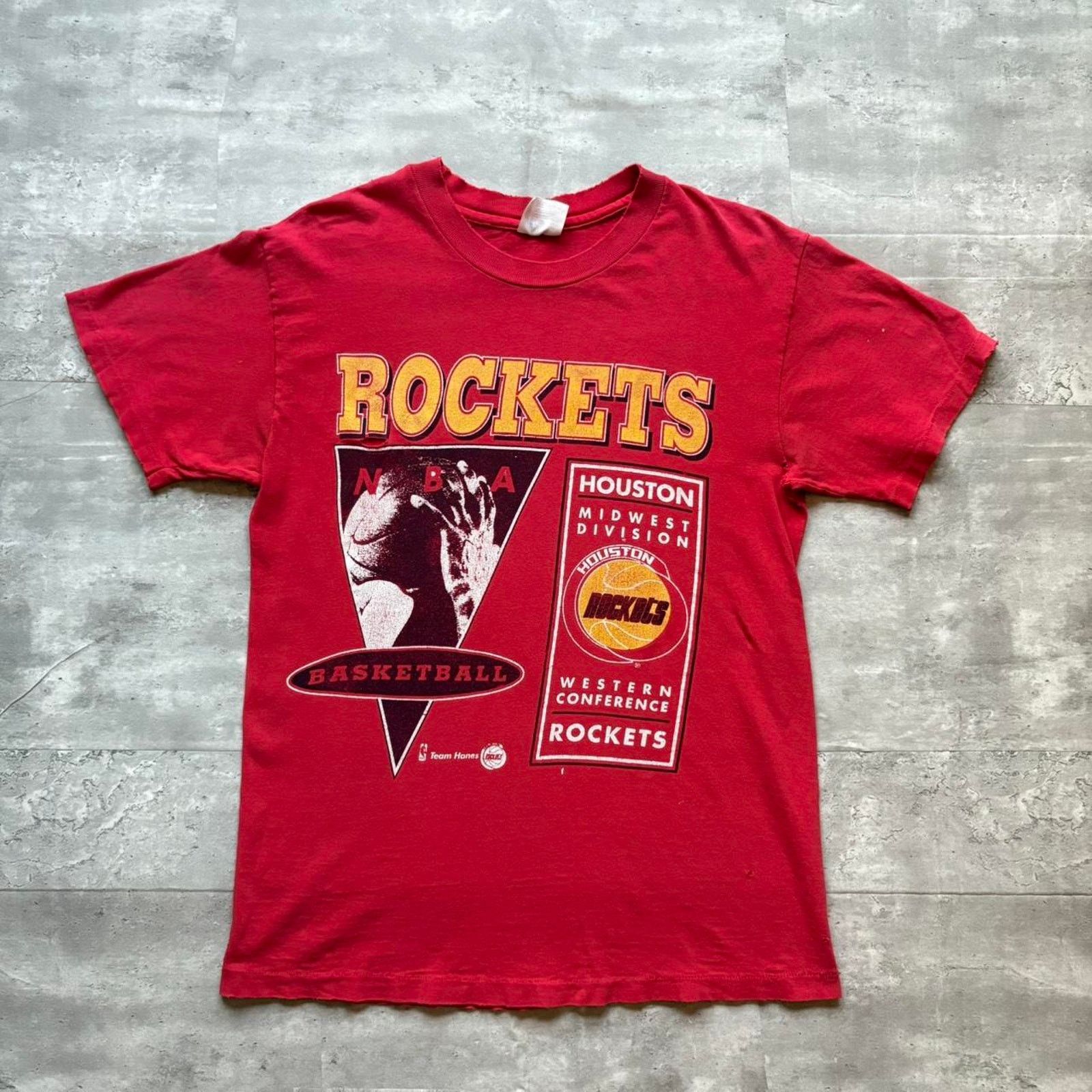 NBA Vintage 1990s houston rockets t shirt Size US M / EU 48-50 / 2 - 1 Thumbnail