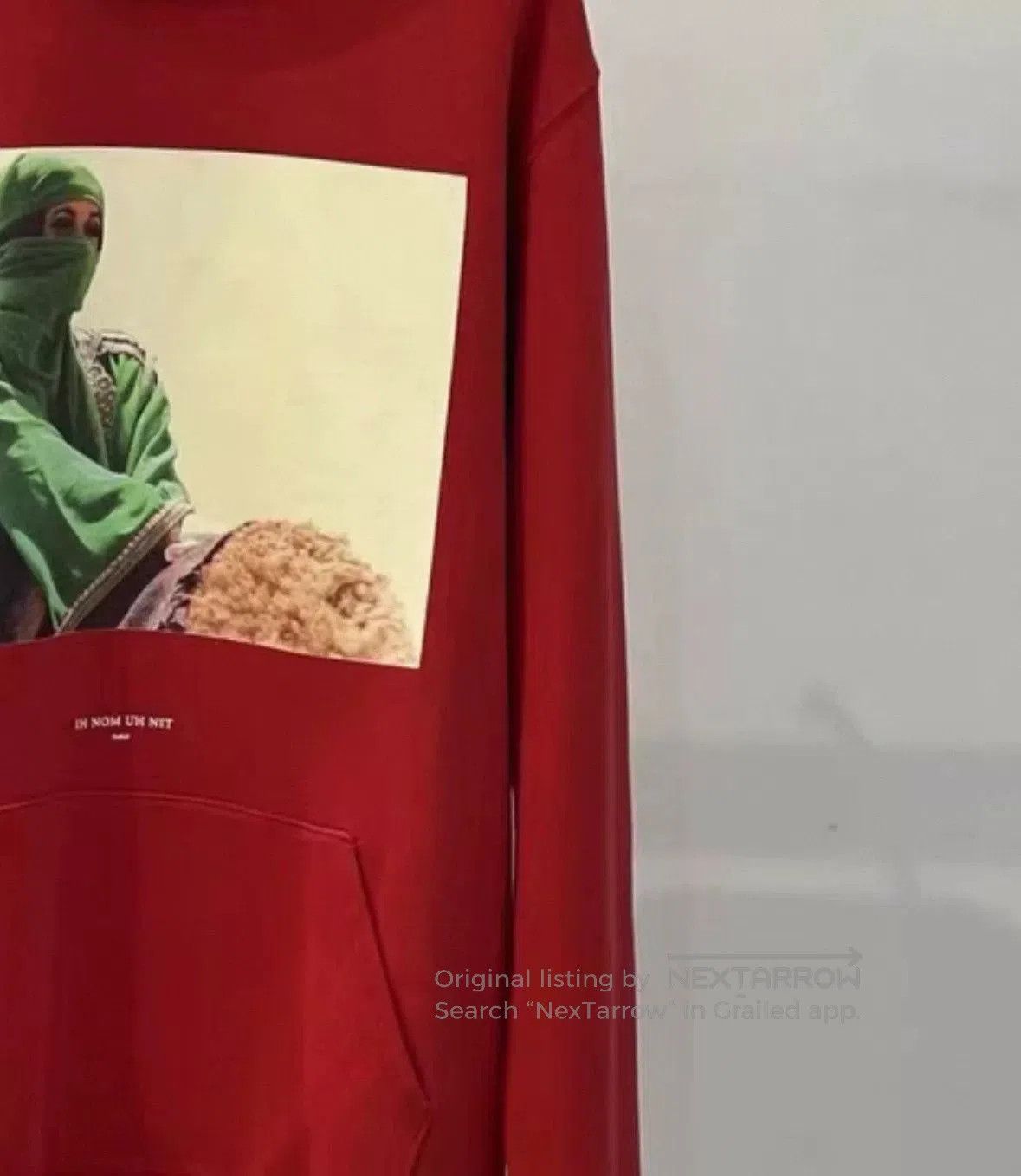 Ih Nom Uh Nit IH NOM UH NIT Red Hoodie. Size US L / EU 52-54 / 3 - 6 Thumbnail
