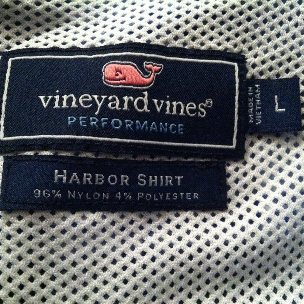 Vineyard Vines VINEYARD VINES MEN'S BLUE 96%NYLON4%POLYESTER CASUAL SHIRT L Size US L / EU 52-54 / 3 - 11 Thumbnail