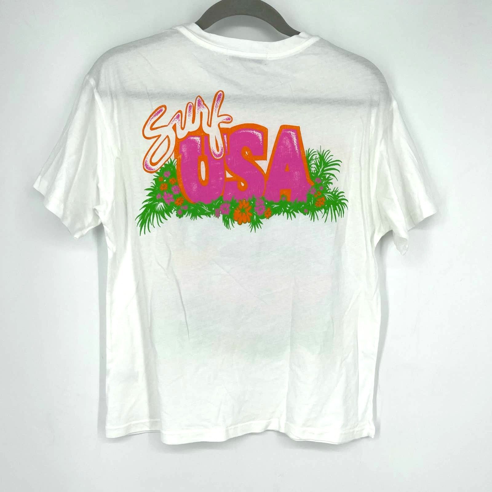 Daydreamer Daydreamer The Beach Boys Surf USA Boyfriend Tee XS White Size XS / US 0-2 / IT 36-38 - 4 Thumbnail
