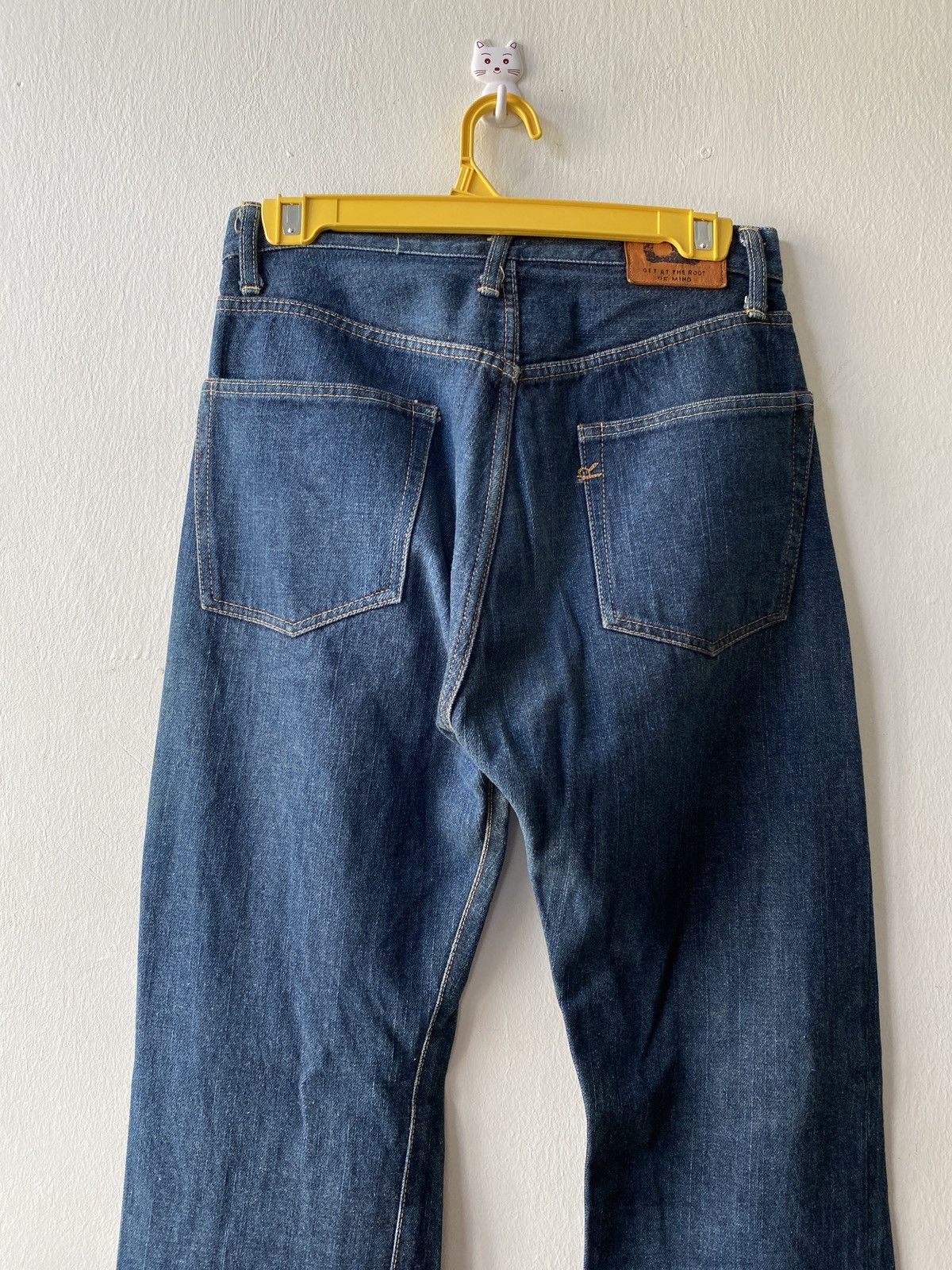 Japanese Vintage 45RPM Indigo Blue Denim