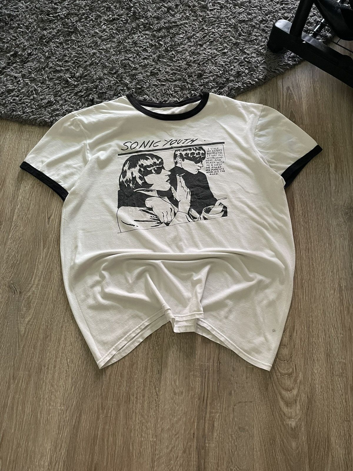 Band Tees Vintage Sonic Youth Goo Album Band Rock Boxy Fit T Shirt Size US L / EU 52-54 / 3 - 1 Thumbnail