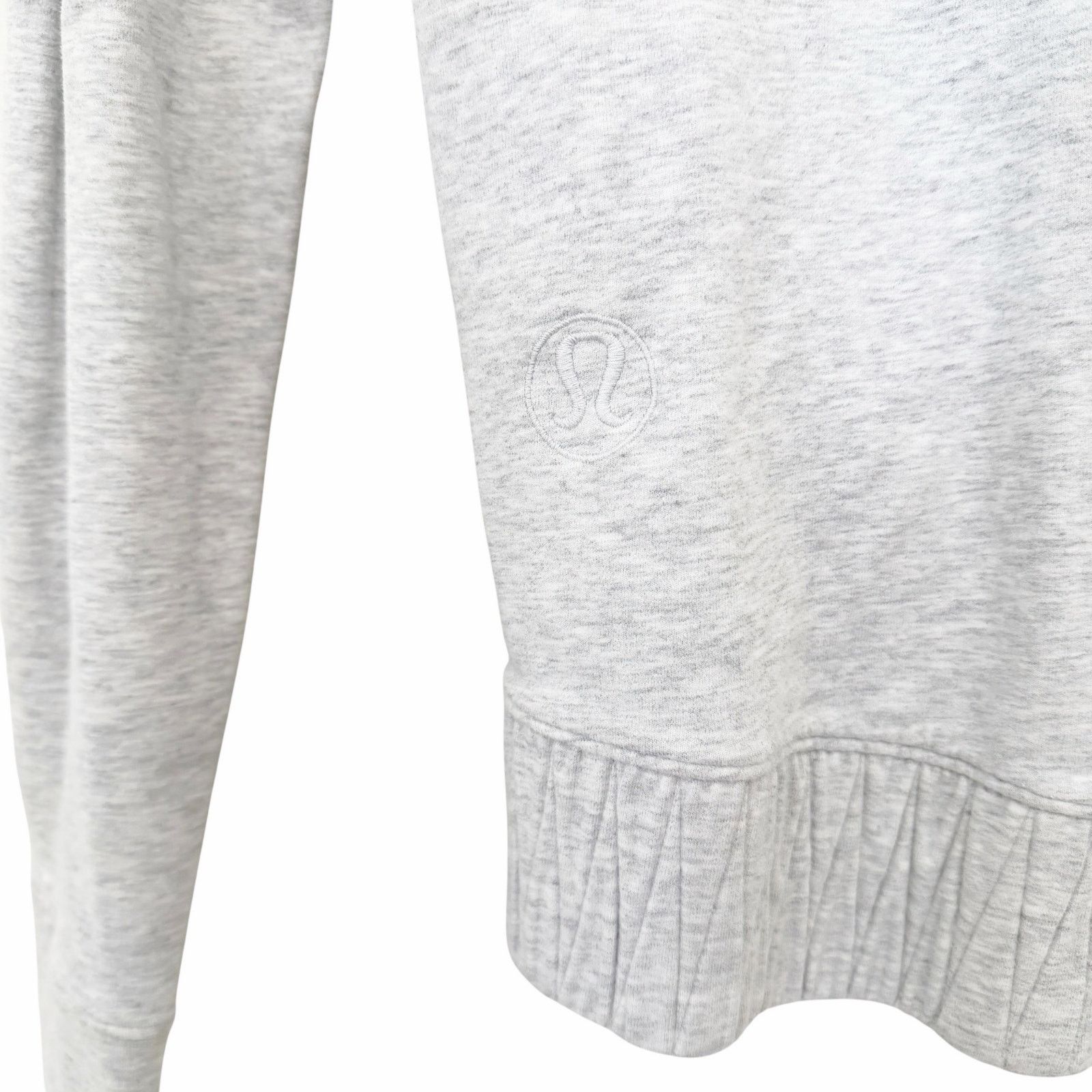 Lululemon Lululemon Gray Go Forward Pullover Mock Neck Sweatshirt Sz 2 Size XS / US 0-2 / IT 36-38 - 2 Thumbnail