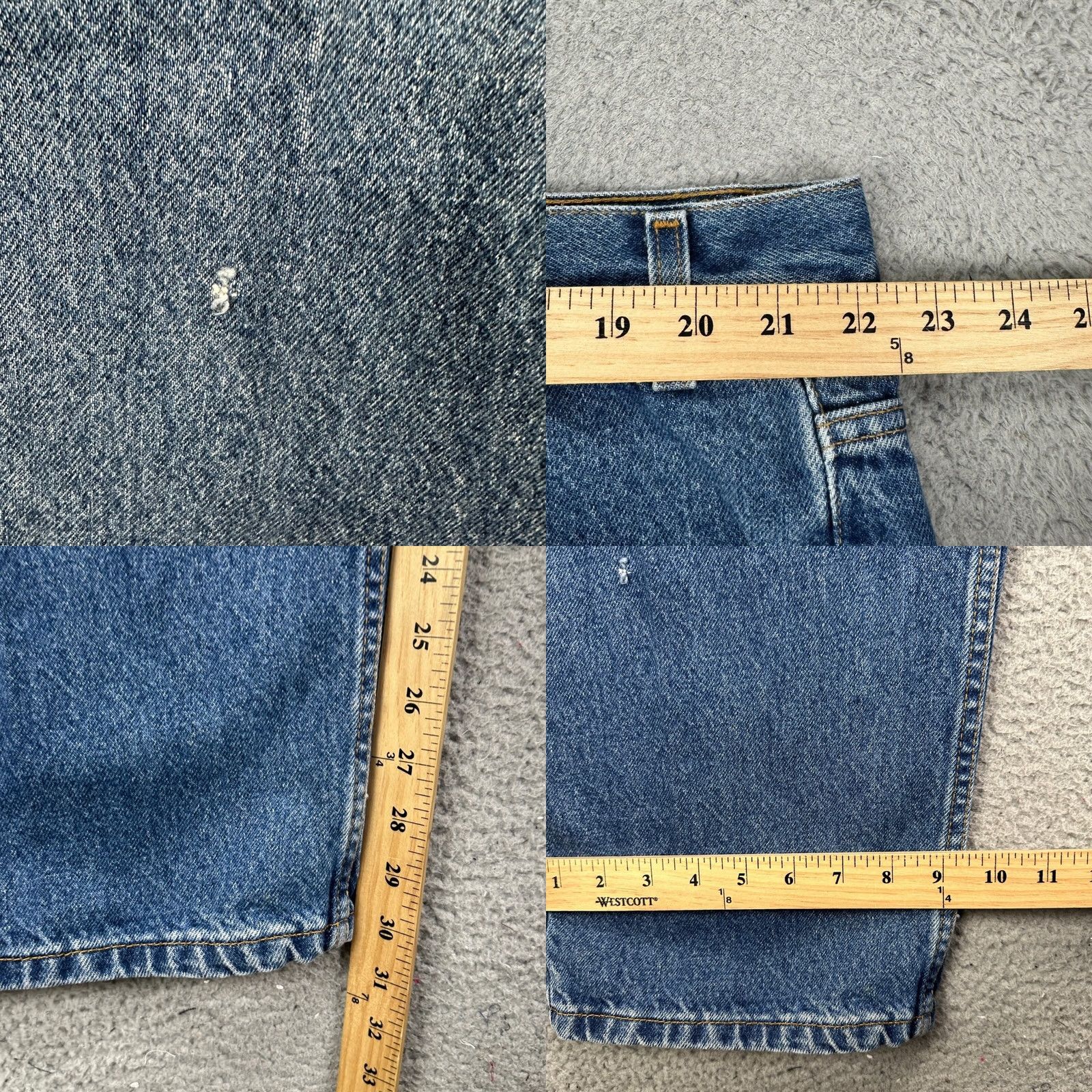 Levi's VINTAGE Levi's 540 Jeans Mens Relaxed Straight Denim 46X30 Blue Orange Tab 100% Cotton Size US 30 / EU 46 - 8 Thumbnail