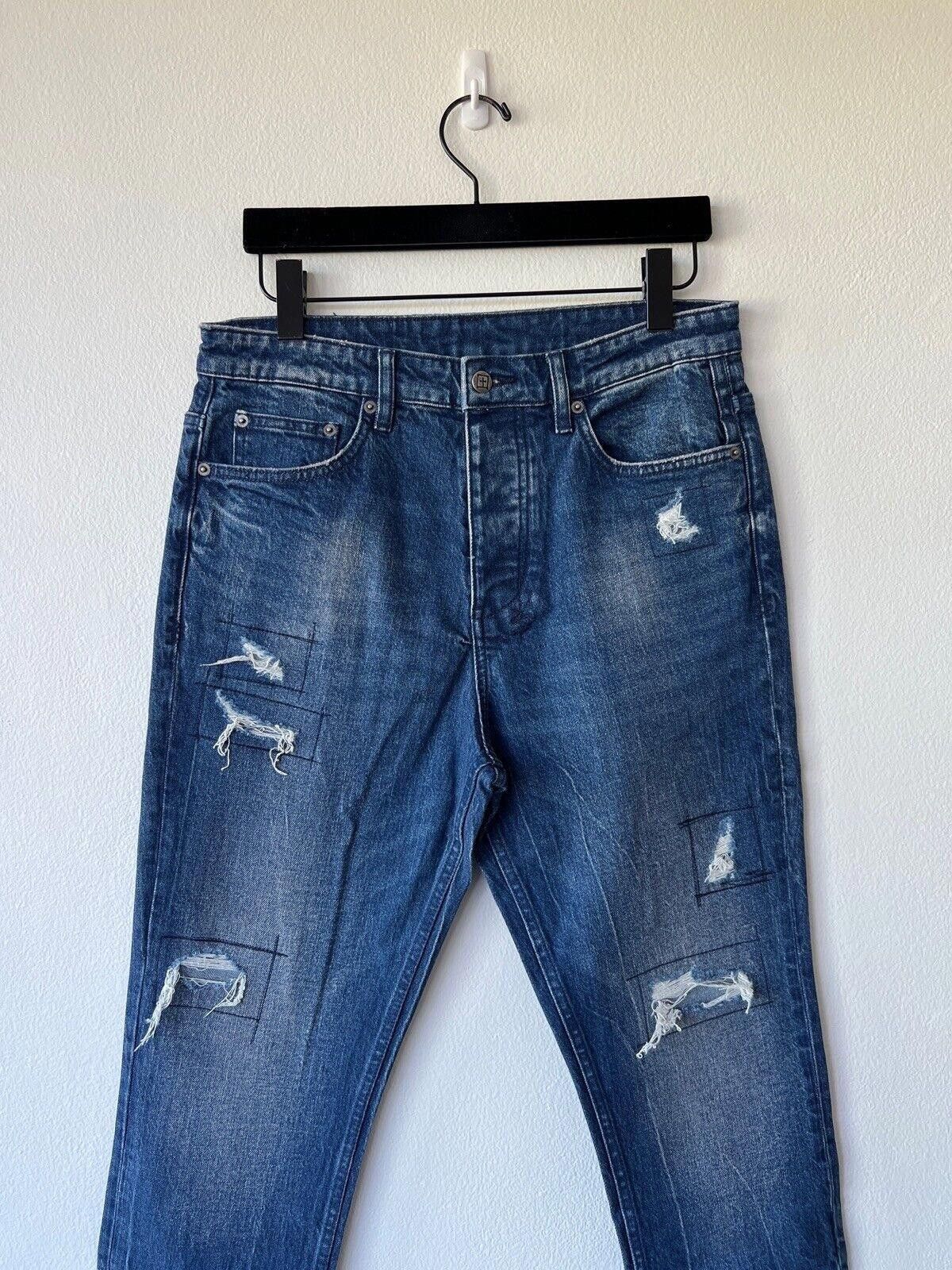 Ksubi new Ksubi mens denim jean slim 32 blue wolfgang glory Size US 32 / EU 48 - 2 Thumbnail