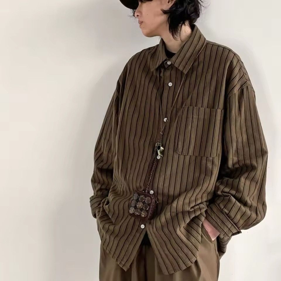 Other Streetwear Casual Retro Striped Unisex Shirt Size US M / EU 48-50 / 2 - 1 Thumbnail
