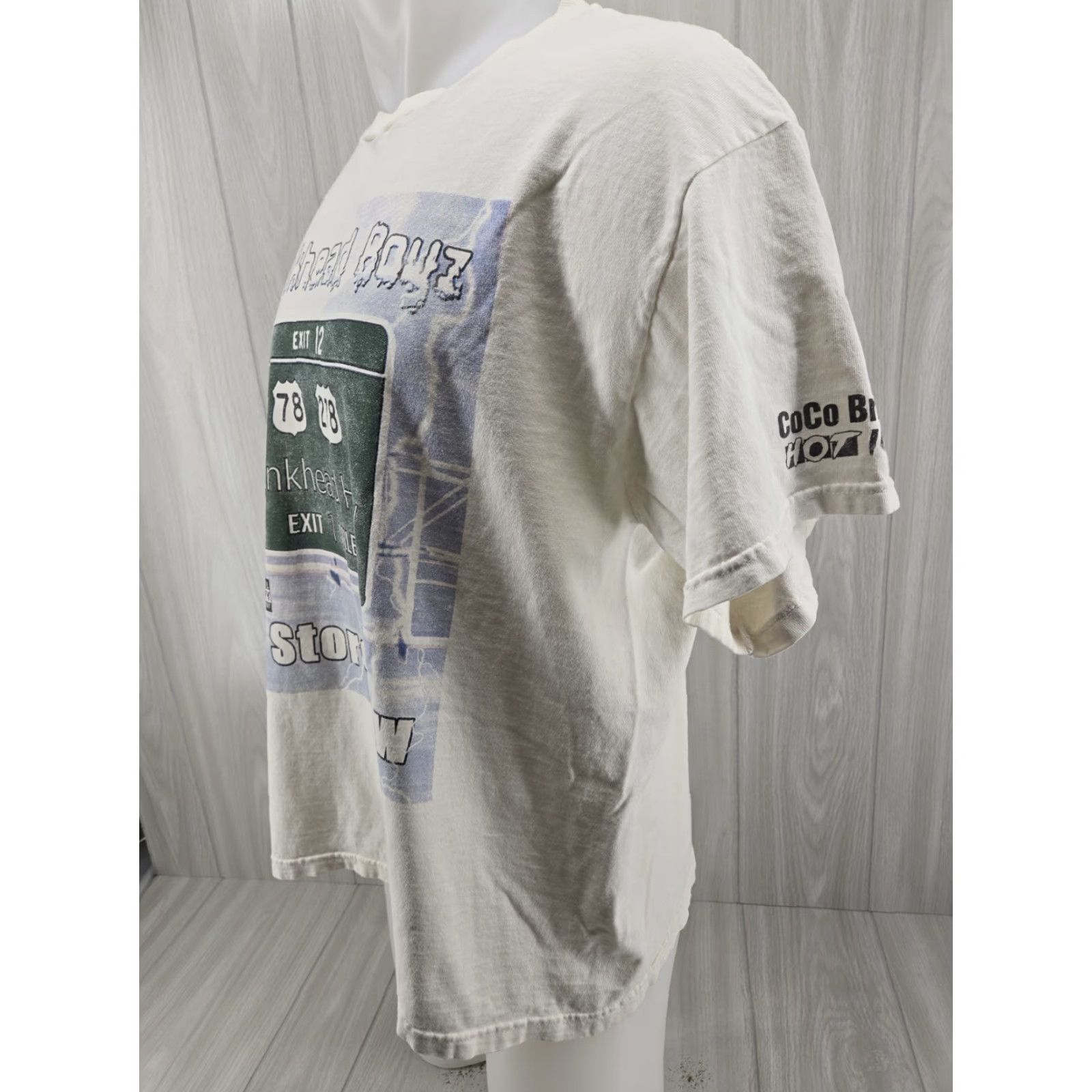 Fruit Of The Loom VINTAGE Bankhead T-Shirt XL White Nike? Size US XL / EU 56 / 4 - 7 Thumbnail