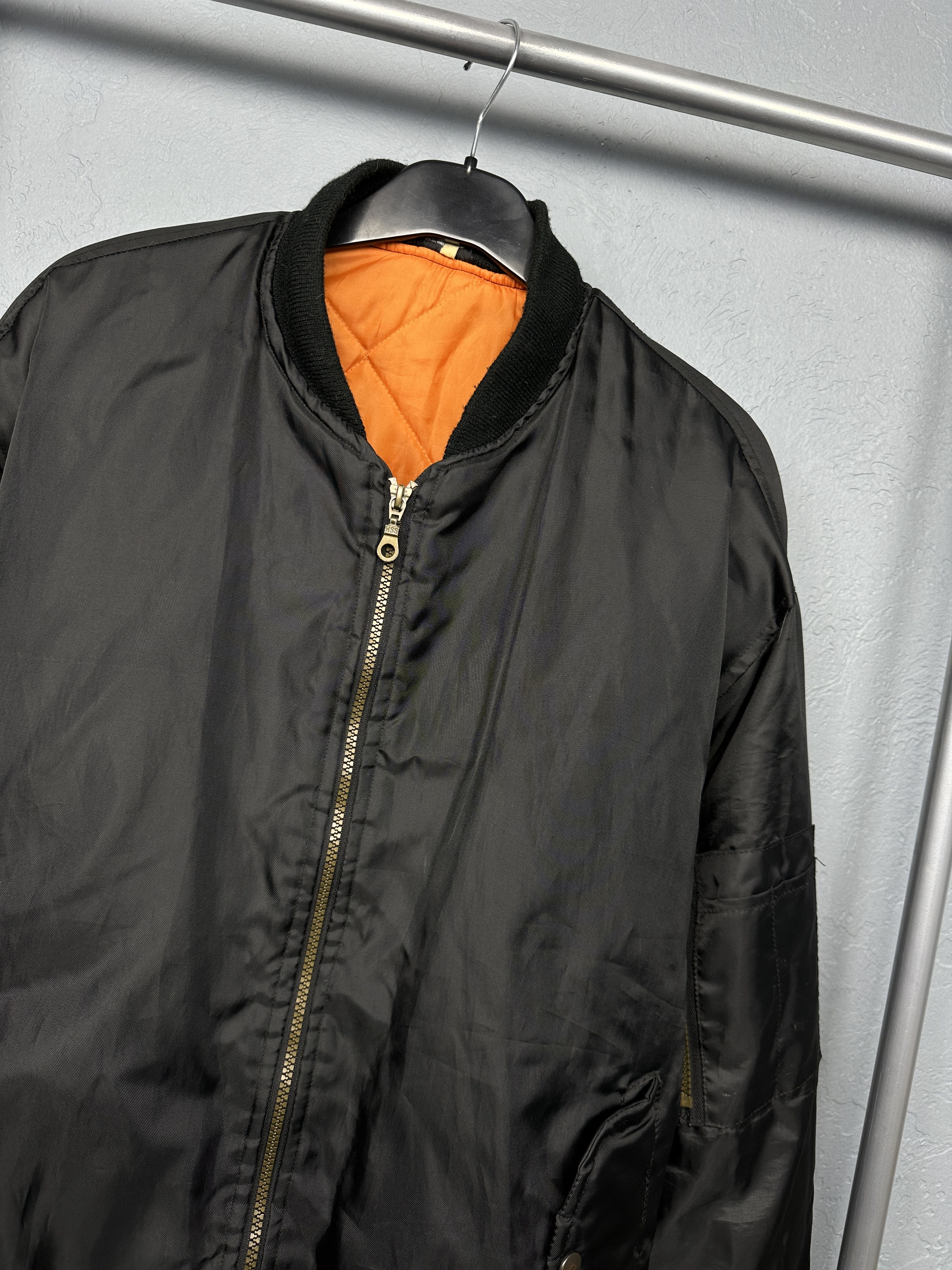 Vintage Vintage MA1 Pilot Nylon Bomber Jacket Air Force Size US L / EU 52-54 / 3 - 2 Thumbnail