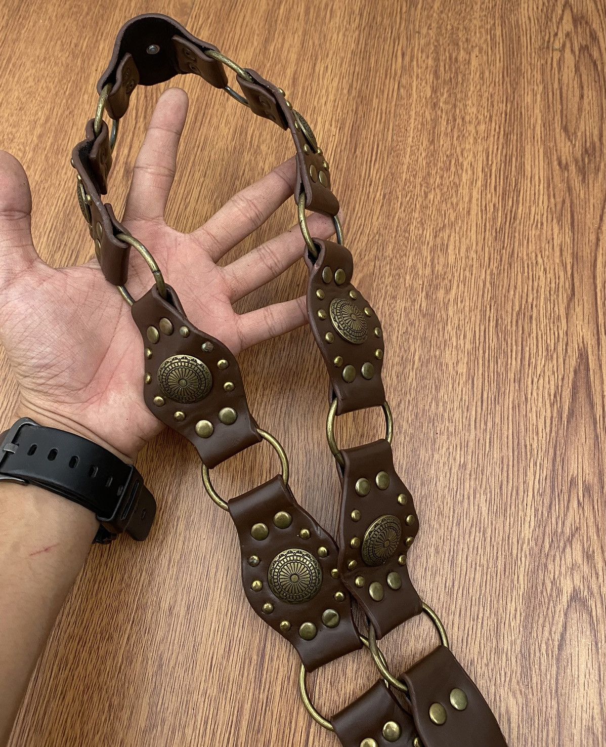 If Six Was Nine Studded metal belt Size ONE SIZE - 2 Thumbnail