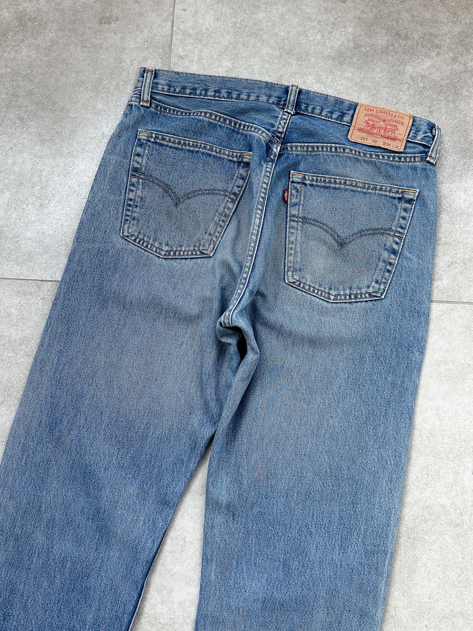 Levi's Levi's 521 Blue Denim Jeans Size US 36 / EU 52 - 5 Thumbnail