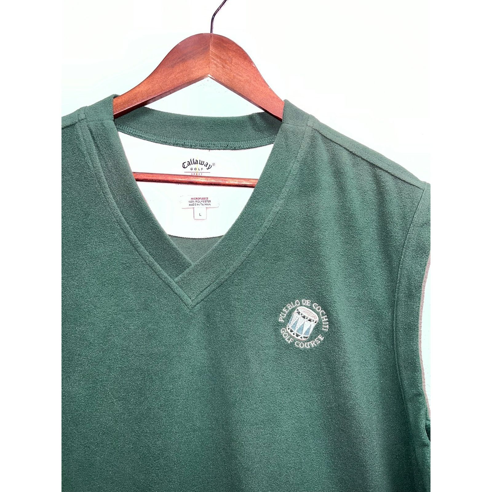 Vintage Callaway Golf Microfleece Sweater Vest Pueblo De Cochiti L Size US L / EU 52-54 / 3 - 2 Thumbnail