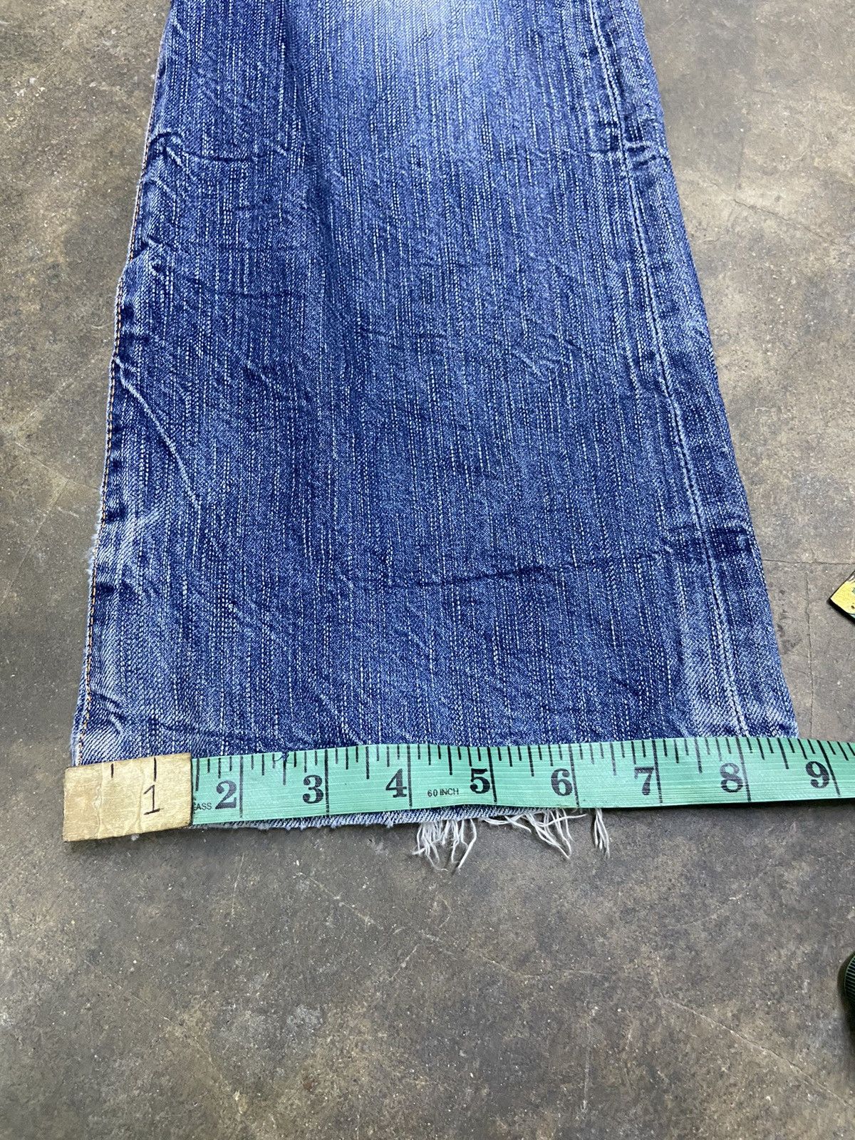 If Six Was Nine Vintage Edwin Jeans Distressed flare jeans faded denim Size US 34 / EU 50 - 16 Thumbnail