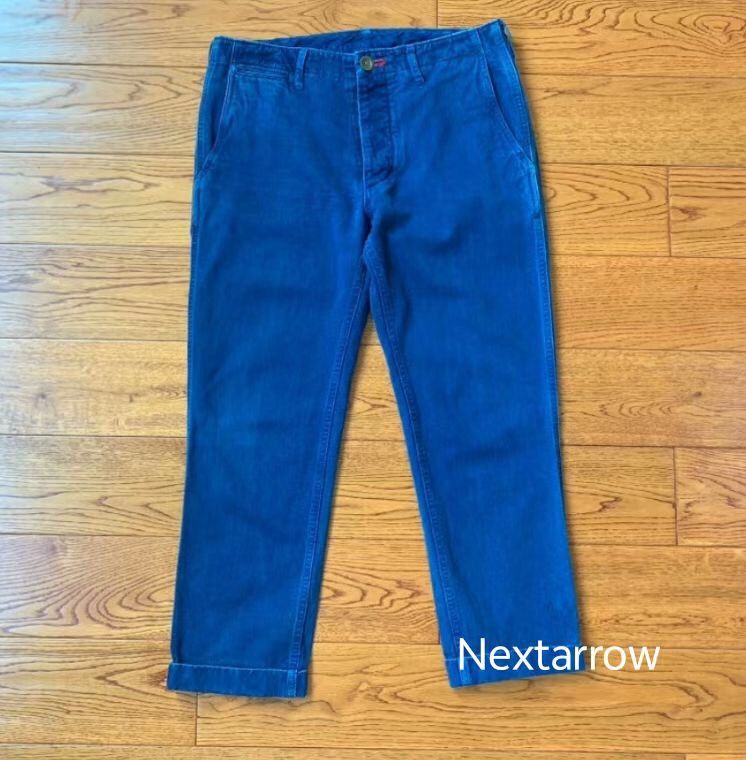 Visvim VISVIM GIZA ICT blue dyed cropped pants2412-Nextarrow Size US 30 / EU 46 - 1 Thumbnail
