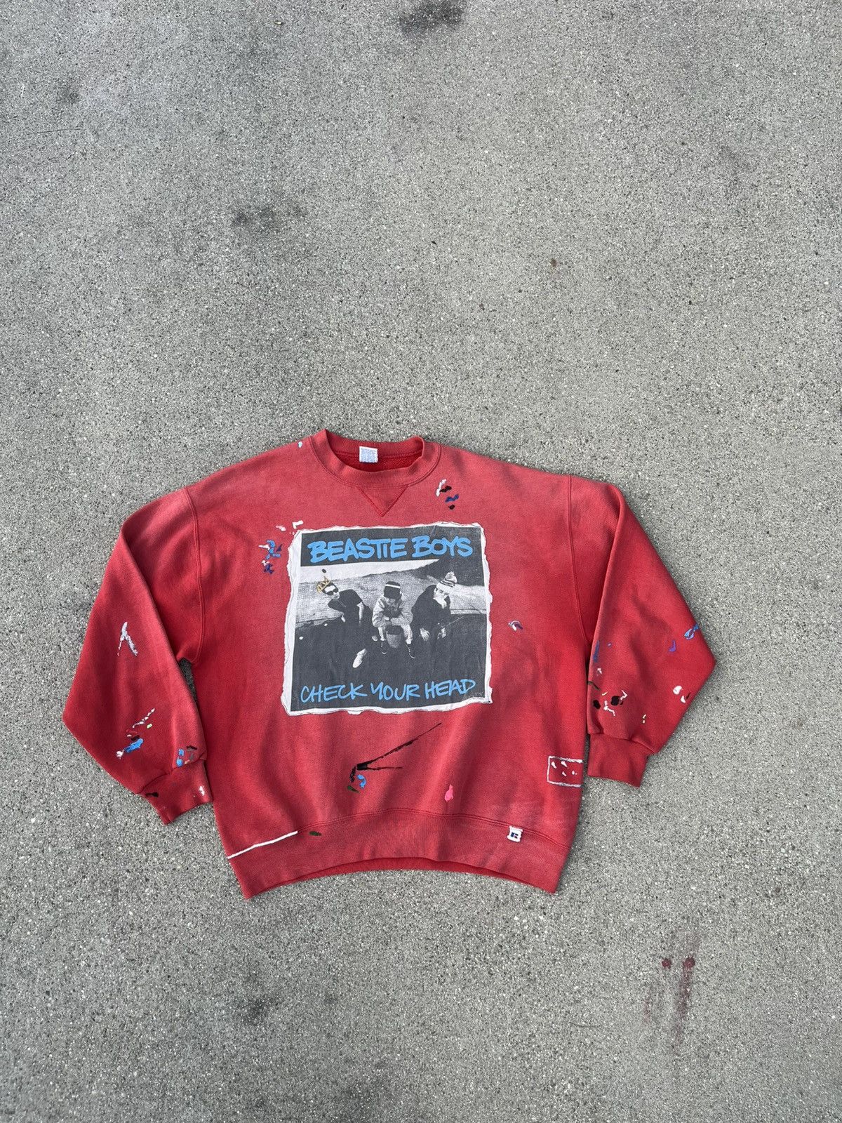 Russell Athletic × Vintage Custom Beastie Boys Vintage Russell Athletic Crewneck Faded Size US L / EU 52-54 / 3 - 8 Thumbnail