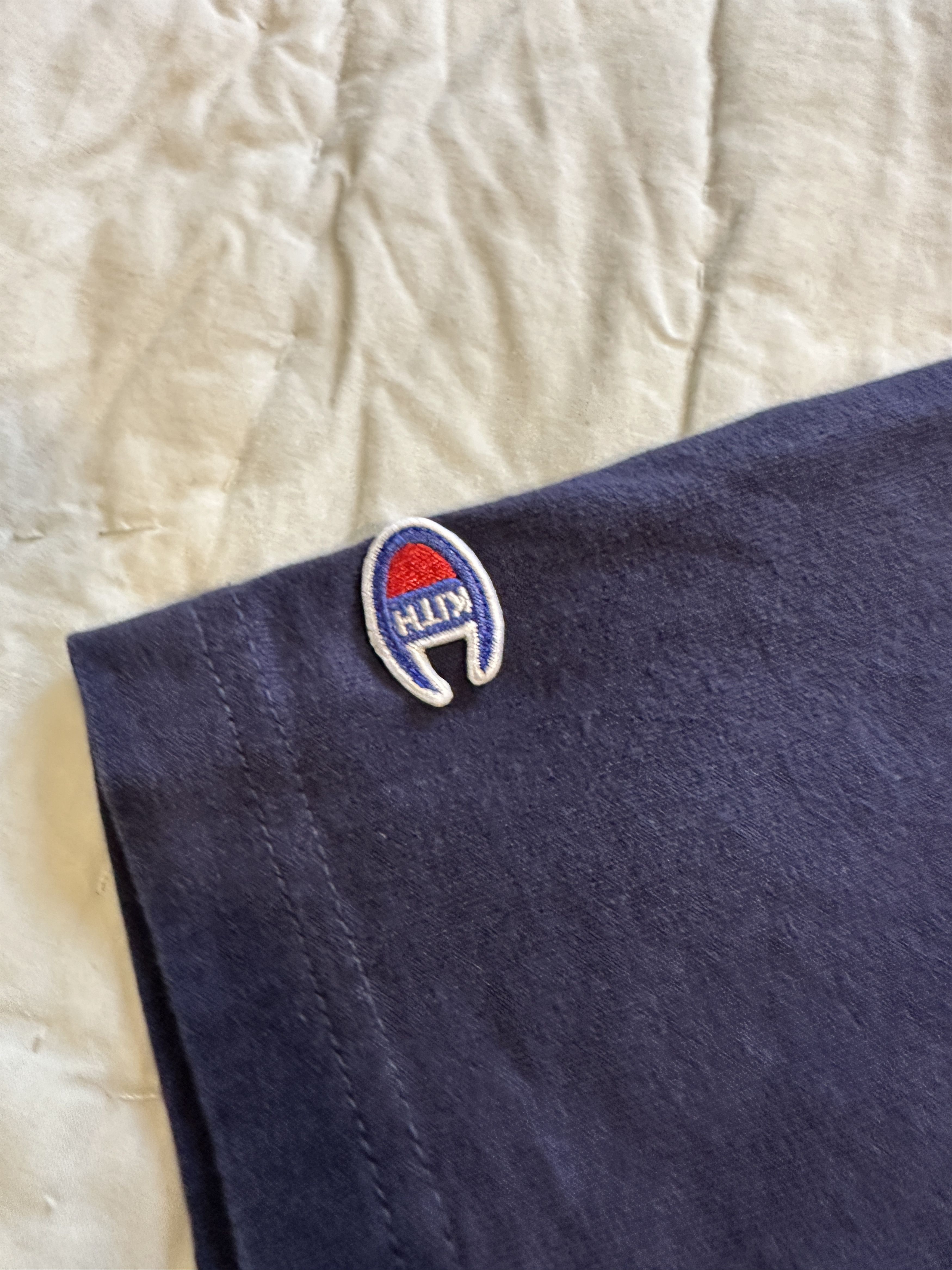 Champion × Kith Kith x Champion SS18 Minimal Patch Sleeve Tee (Navy, Size S) Size US S / EU 44-46 / 1 - 3 Thumbnail