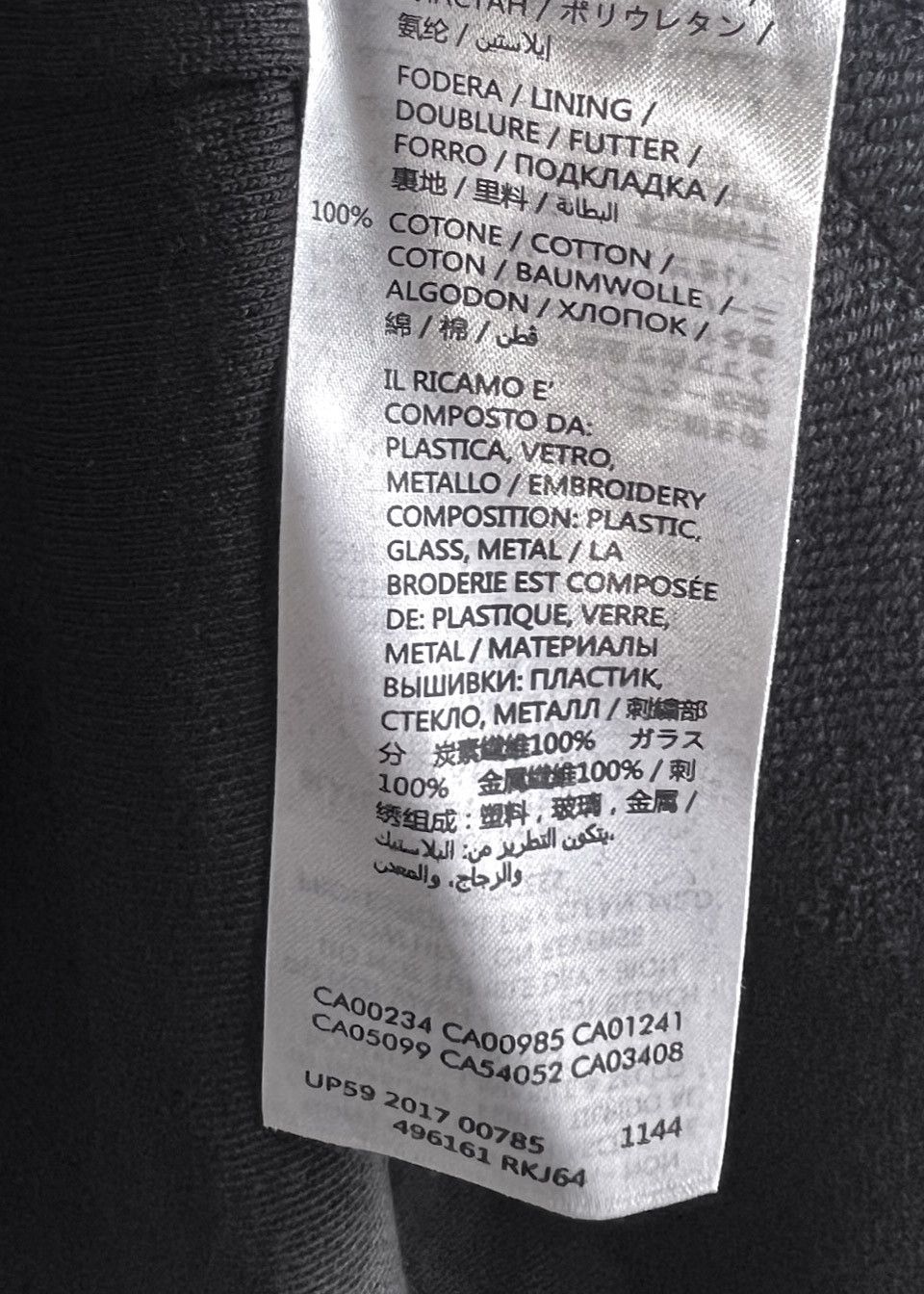 MCQ McQ Crystal Embellished Black Hoodie Size XS / US 0-2 / IT 36-38 - 8 Thumbnail