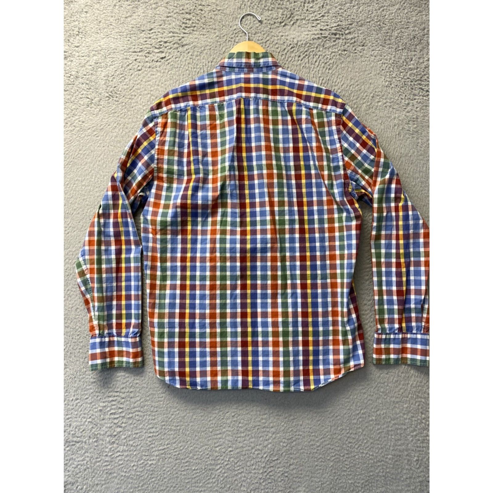 J.Crew J.CREW Button-Down Shirt Men Medium Multicolor Flex Wash Button Up Long Sleeve Cotton Nylon Polyester Cotton Blend Colorful Size US M / EU 48-50 / 2 - 7 Thumbnail