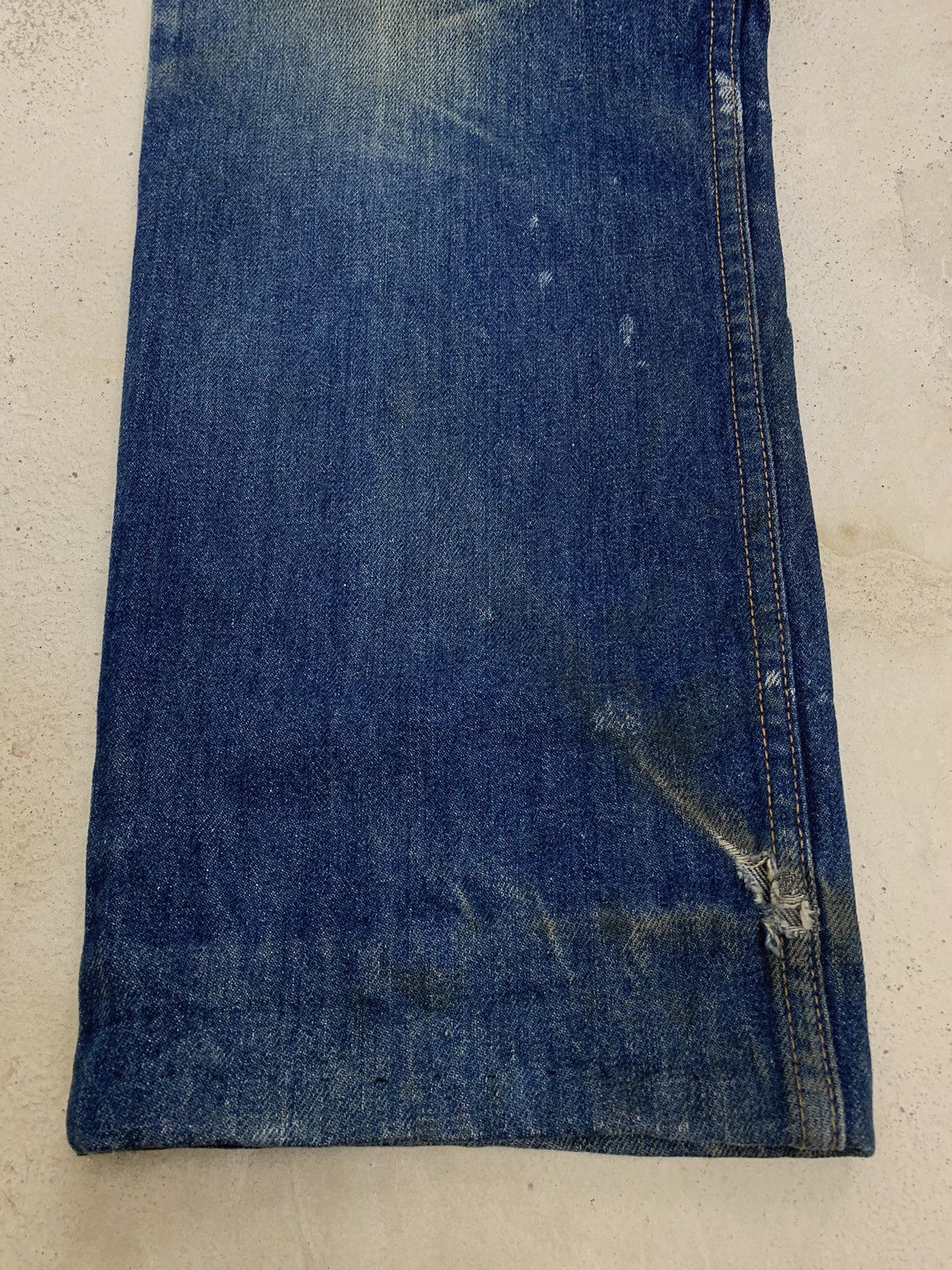 Vintage Levis 607 Orange Tab Mud Wash Distressed (AE10)