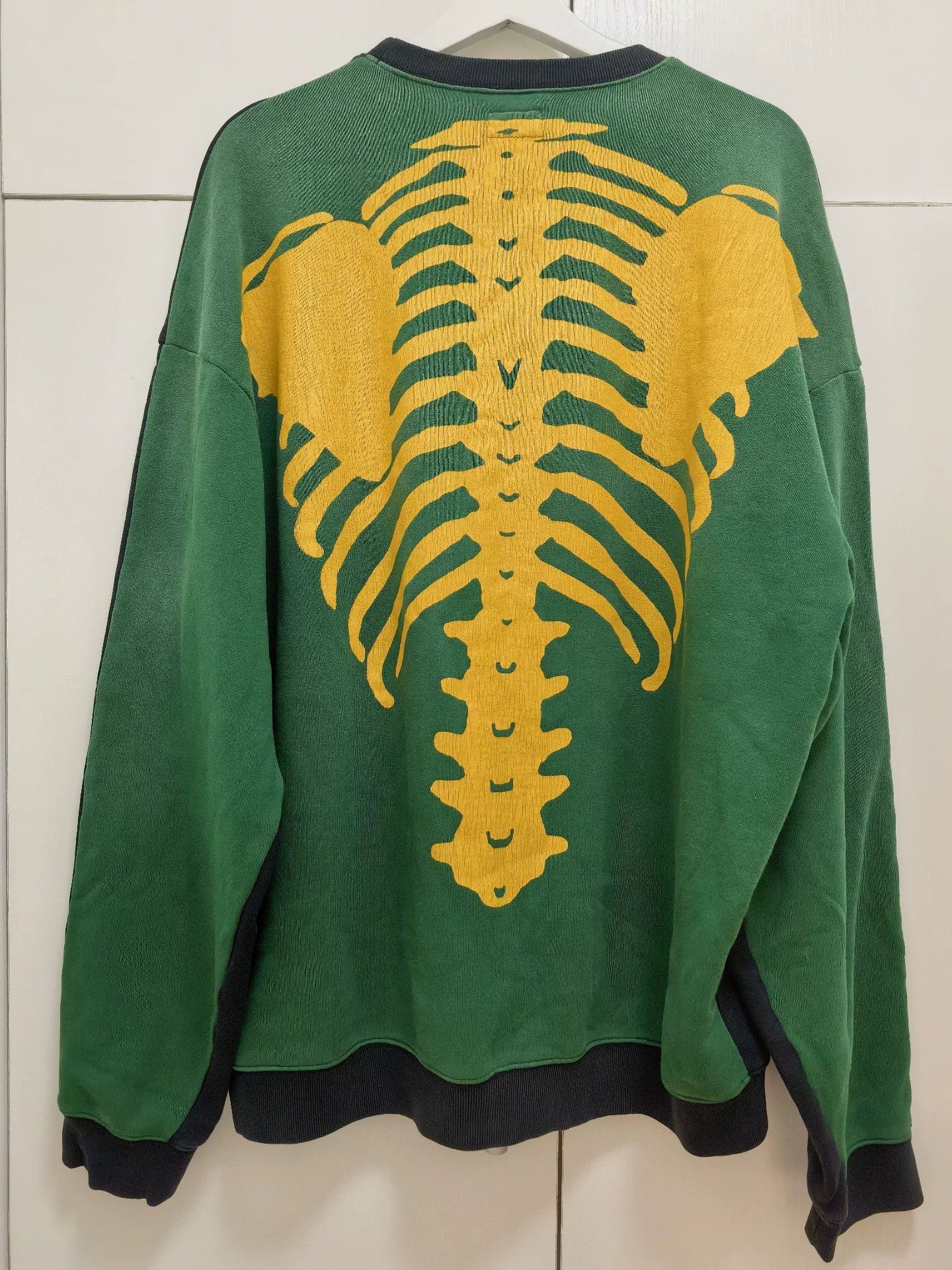 Kapital Kapital Yellow-Green Bone Crewneck Sweatshirt Size US M / EU 48-50 / 2 - 1 Thumbnail