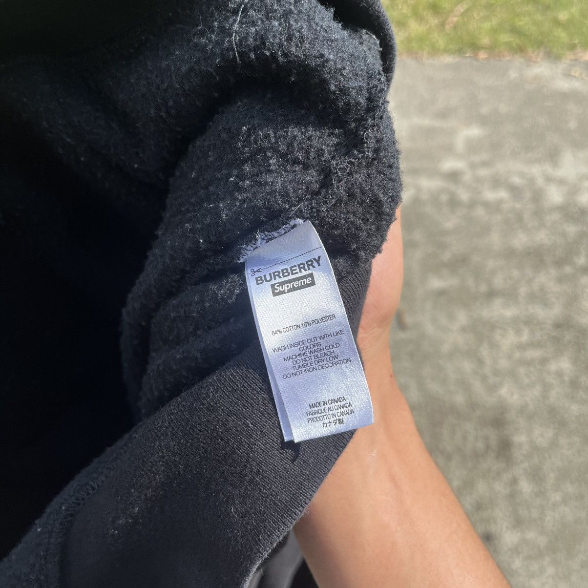 Burberry × Supreme Supreme x Burberry Hoodie (Mens S) Size US S / EU 44-46 / 1 - 4 Thumbnail