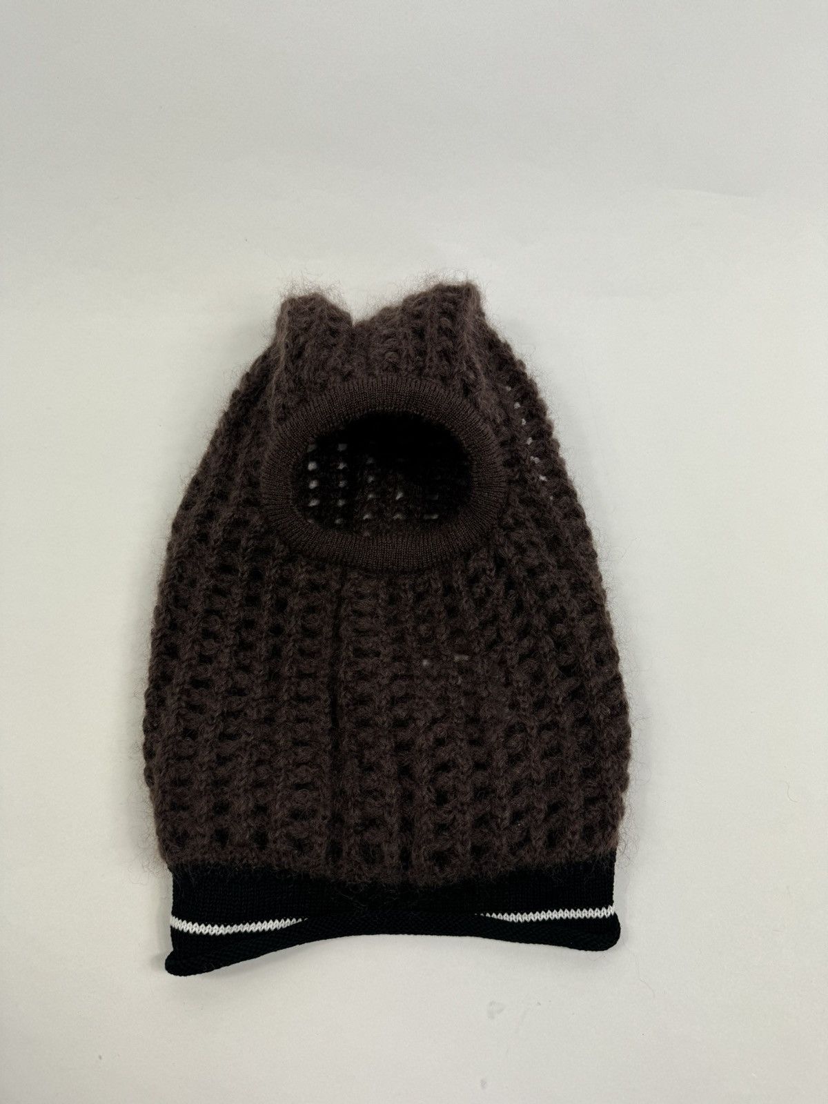 Givenchy BROWN WOOL HORN BALACLAVA Size ONE SIZE - 5 Thumbnail