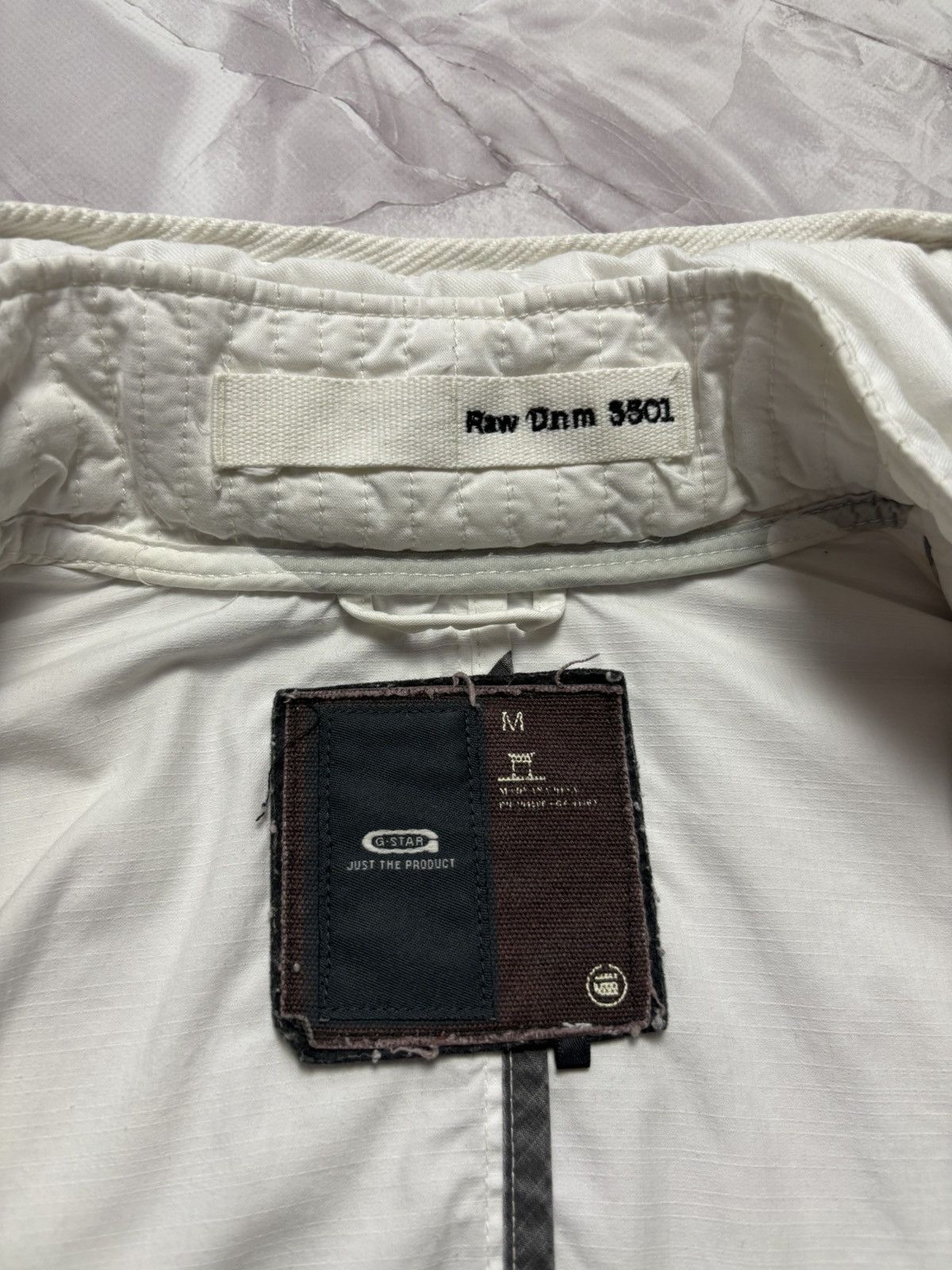 G-Star G-Star RAW Y2K 2000s Utility Military Jacket White Womens M Size M / US 6-8 / IT 42-44 - 17 Thumbnail