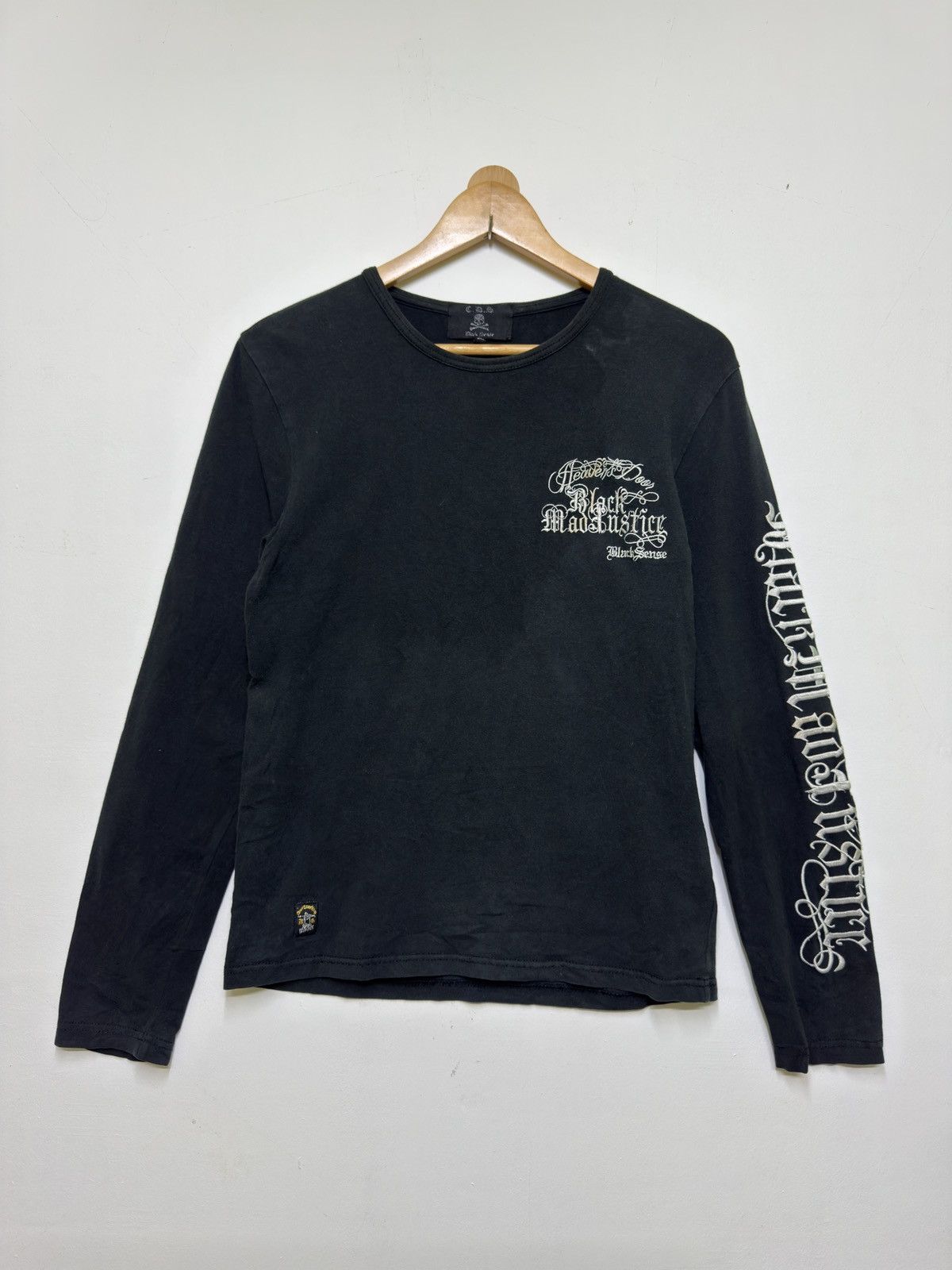Vanson Leathers CDS BlackSense Praying Hands Gothic Long Sleeve Tee Size US XS / EU 42 / 0 - 2 Thumbnail