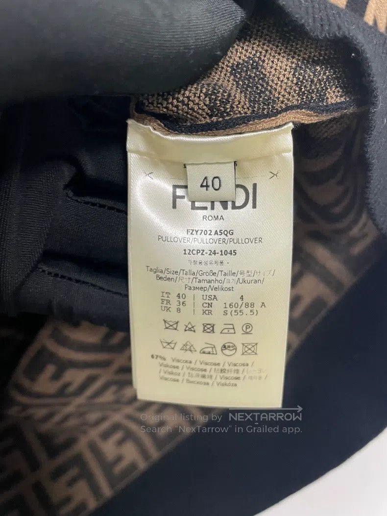 Fendi Fendi Orchid Printed Short-Sleeve Brown Size XS / US 0-2 / IT 36-38 - 4 Thumbnail