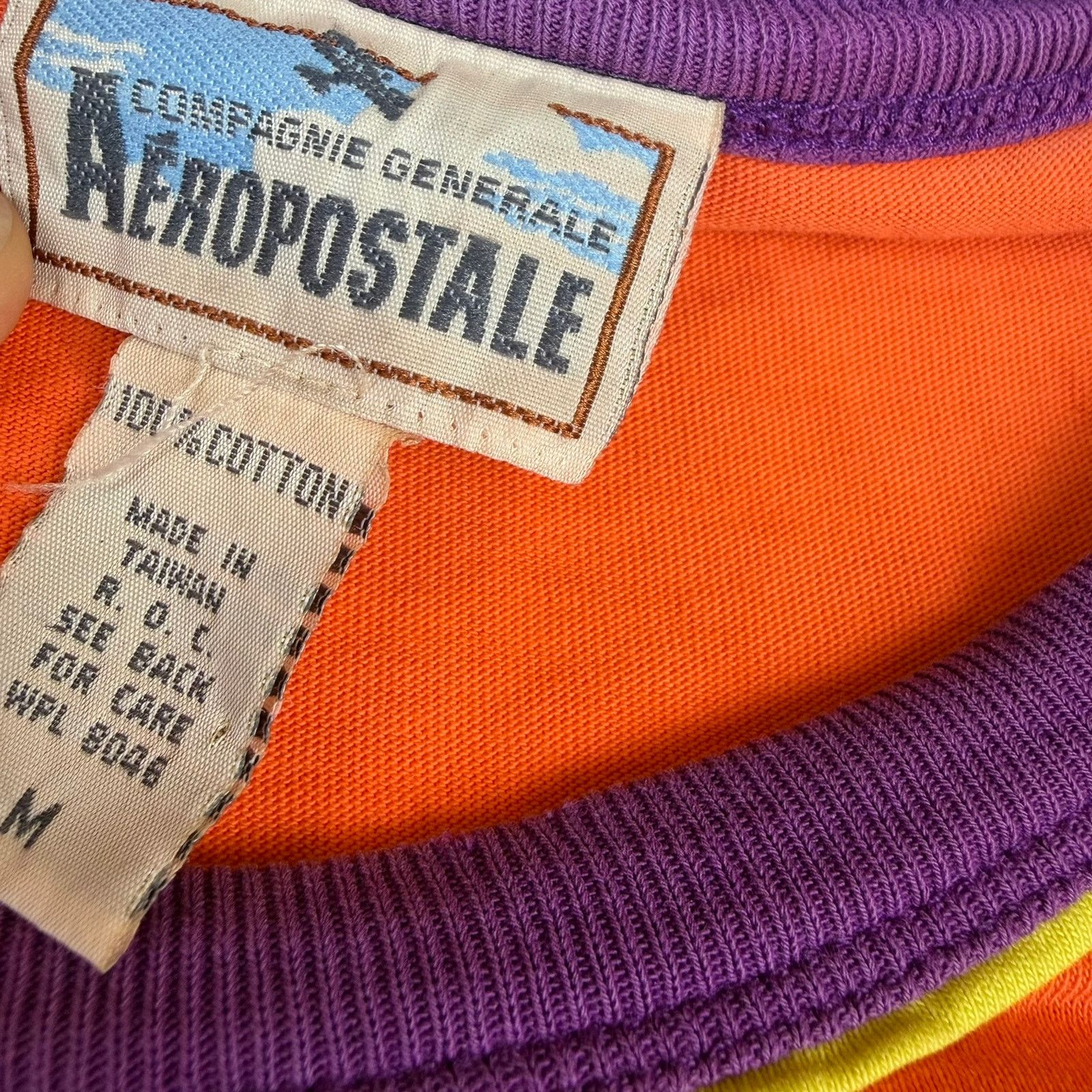 Aeropostale Vintage Aeropostale Orange Tiki Graphic T-Shirt XL Size US M / EU 48-50 / 2 - 4 Thumbnail