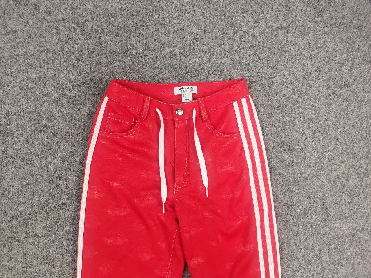Adidas Adidas Originals x Fiorucci Retro 3-Stripe Red Track Pants Size 27" / US 4 / IT 40 - 5 Thumbnail
