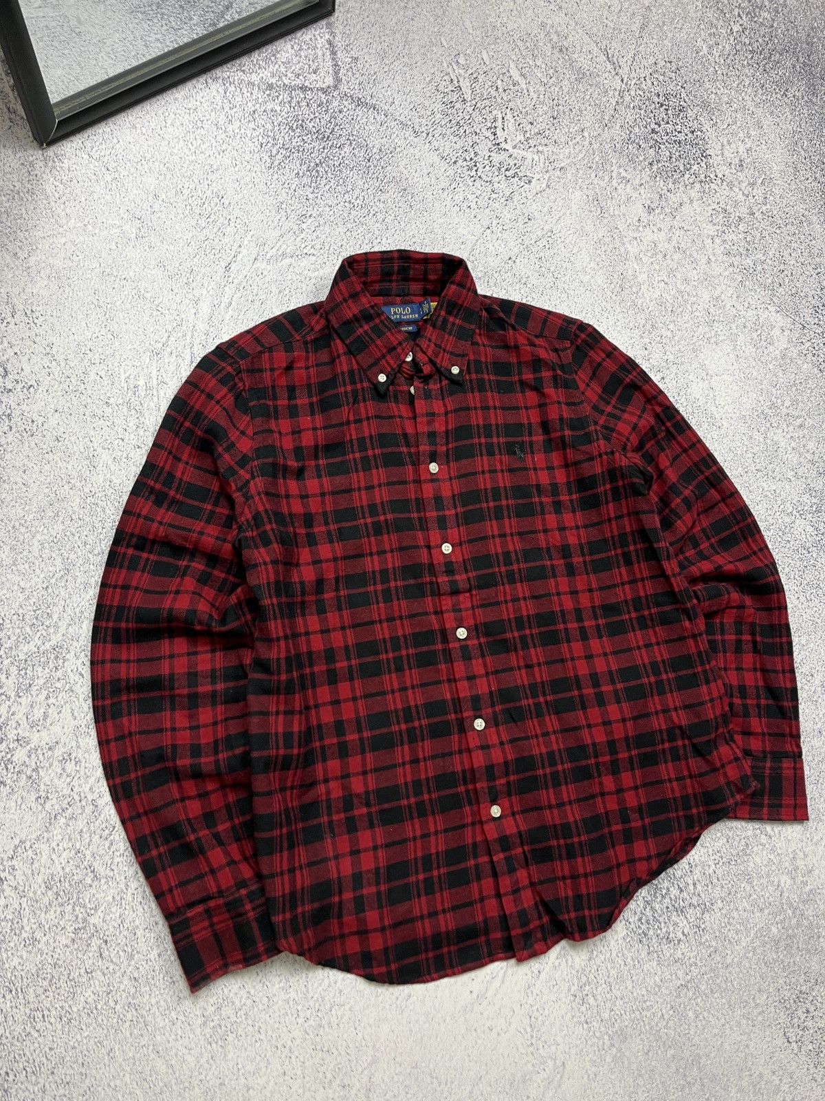 Polo Ralph Lauren Polo Ralph Lauren Plaid Shirt Button Up Flannel Jacket Size US S / EU 44-46 / 1 - 4 Thumbnail