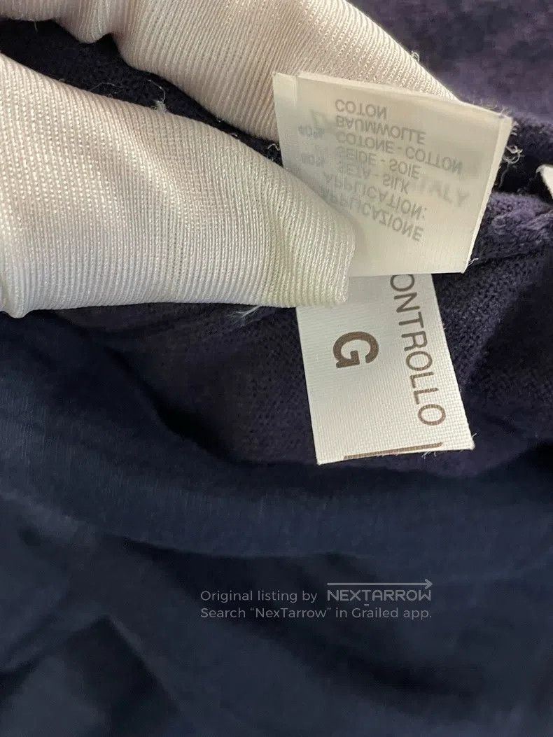 Brunello Cucinelli Brunello Cucinelli Navy blue silk blend waistcoat Size M / US 6-8 / IT 42-44 - 7 Thumbnail