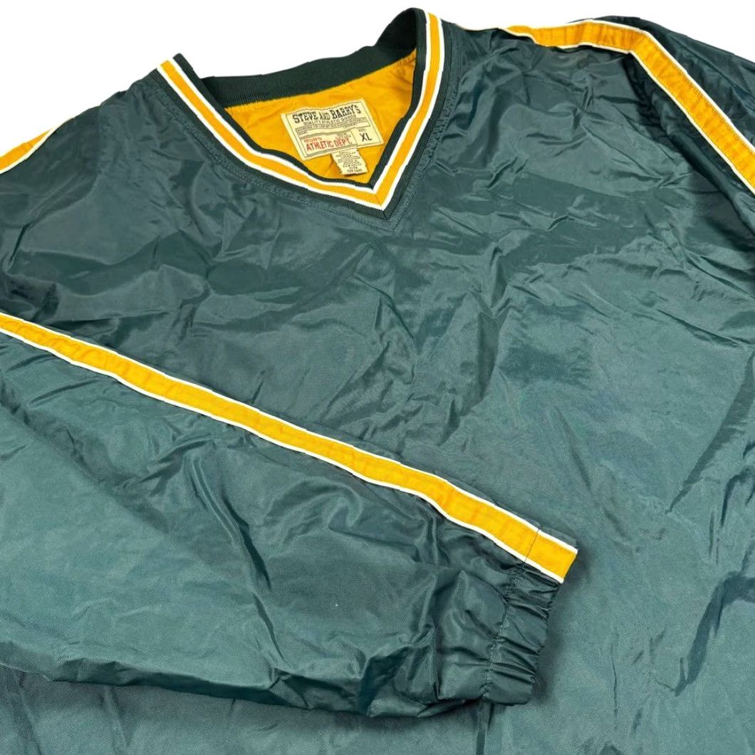 Vintage VINTAGE Windbreaker Mens XL Steve & Barry's Lined Down Heavyweight Green Stripe Wind-Resistant Thermal Jacket Men Size US XL / EU 56 / 4 - 2 Thumbnail
