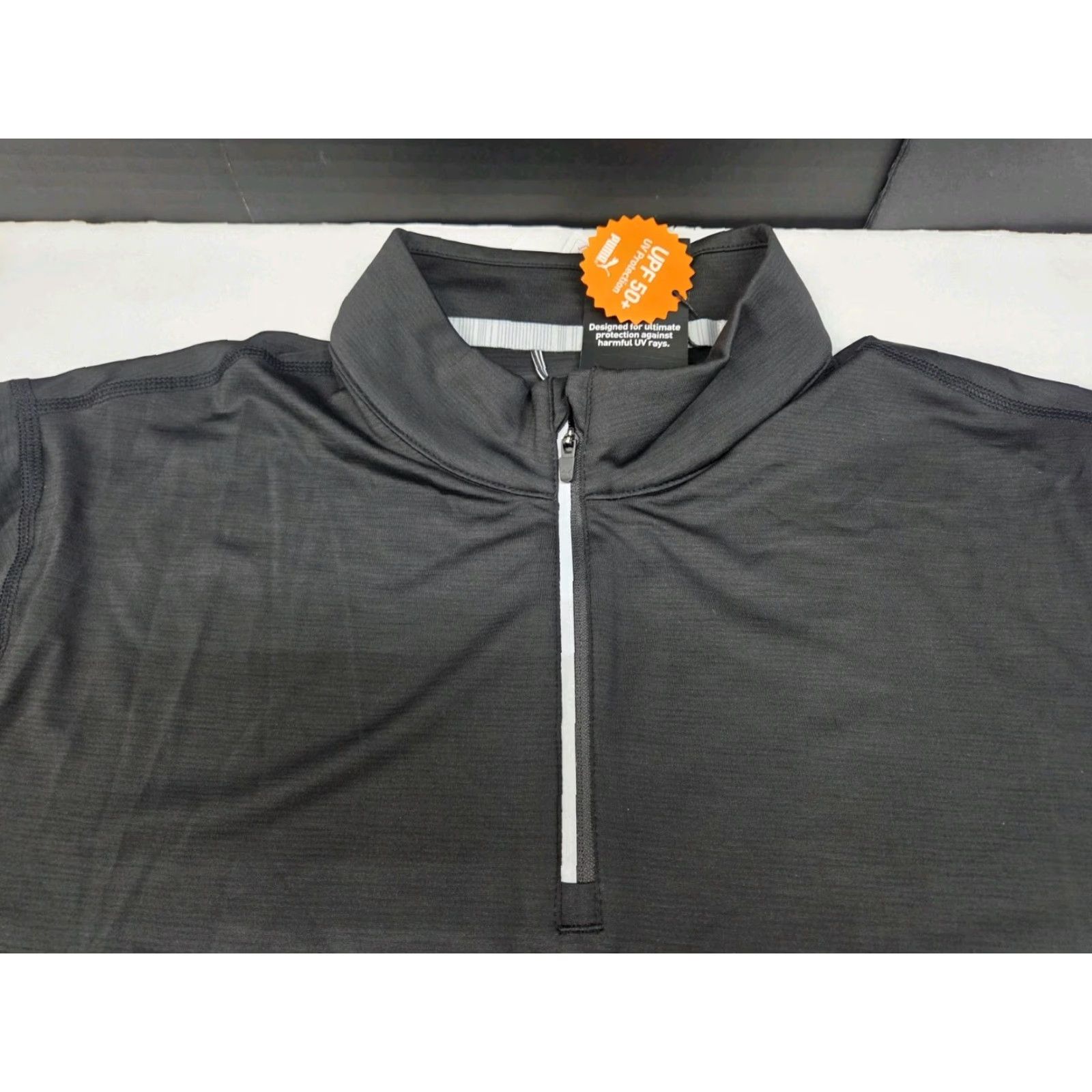 Puma PUMA Jacket Long Sleeve 1/4 Zip Black UV 50+ L Size US L / EU 52-54 / 3 - 2 Thumbnail