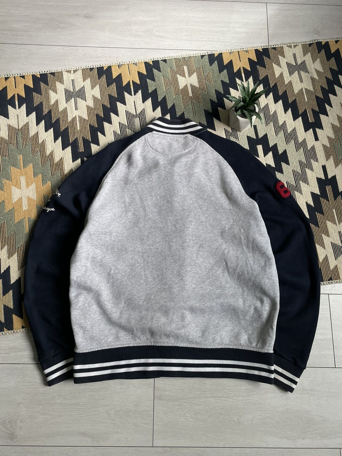 Vintage Vintage Polo Ralph Lauren Sript Y2K Varsity Bomber Jacket Size US L / EU 52-54 / 3 - 11 Thumbnail