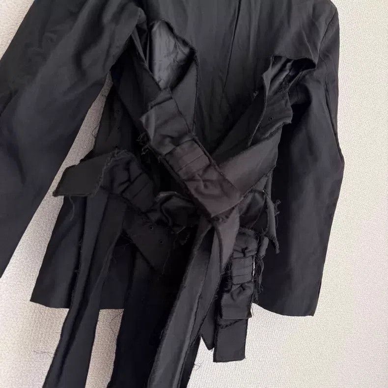 Comme des Garcons Comme Des Garcons Torn Strap Bow Knot Hollow Out Jacket Size XS / US 0-2 / IT 36-38 - 5 Thumbnail